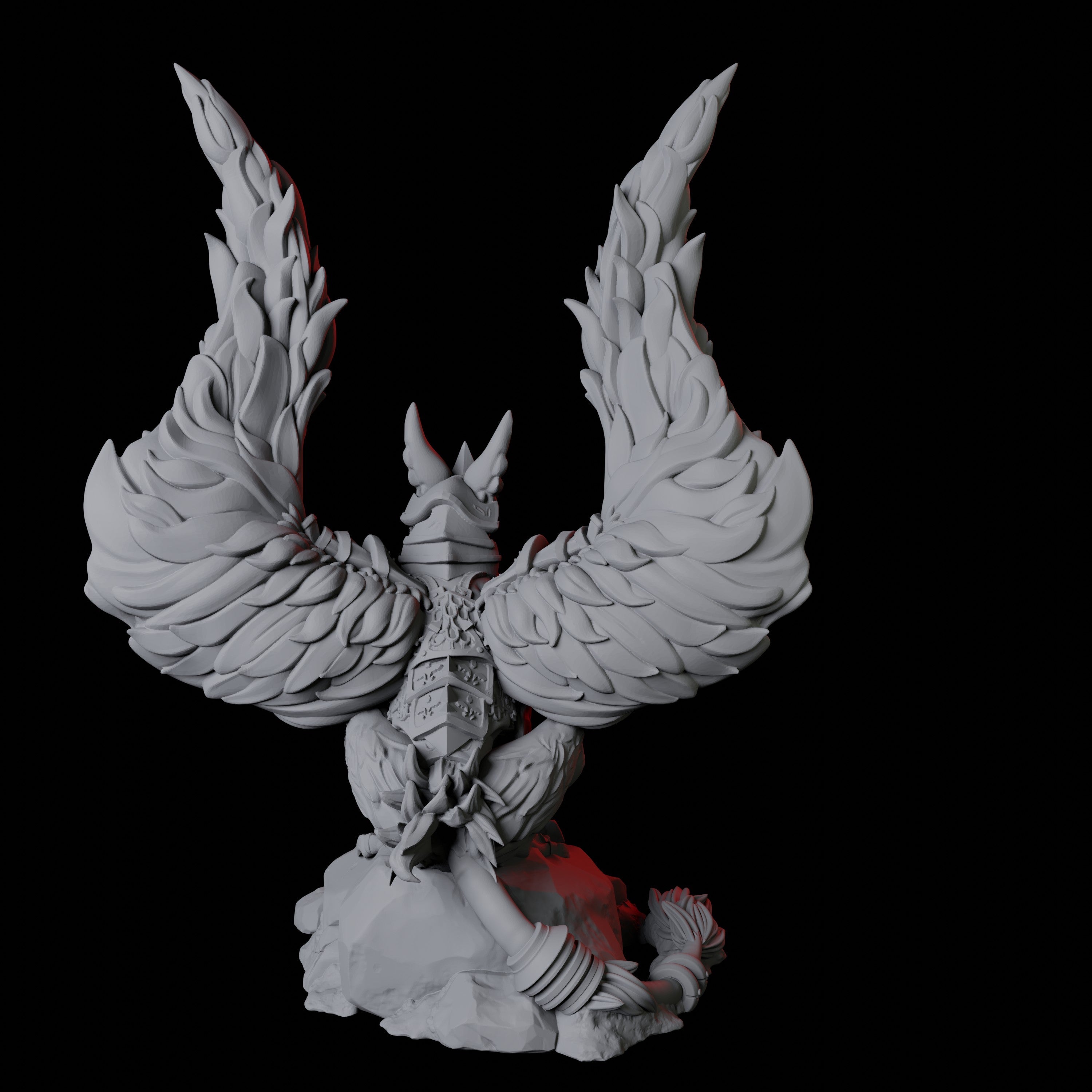 Royal Griffon Miniature for Dungeons and Dragons, Pathfinder or other TTRPGs