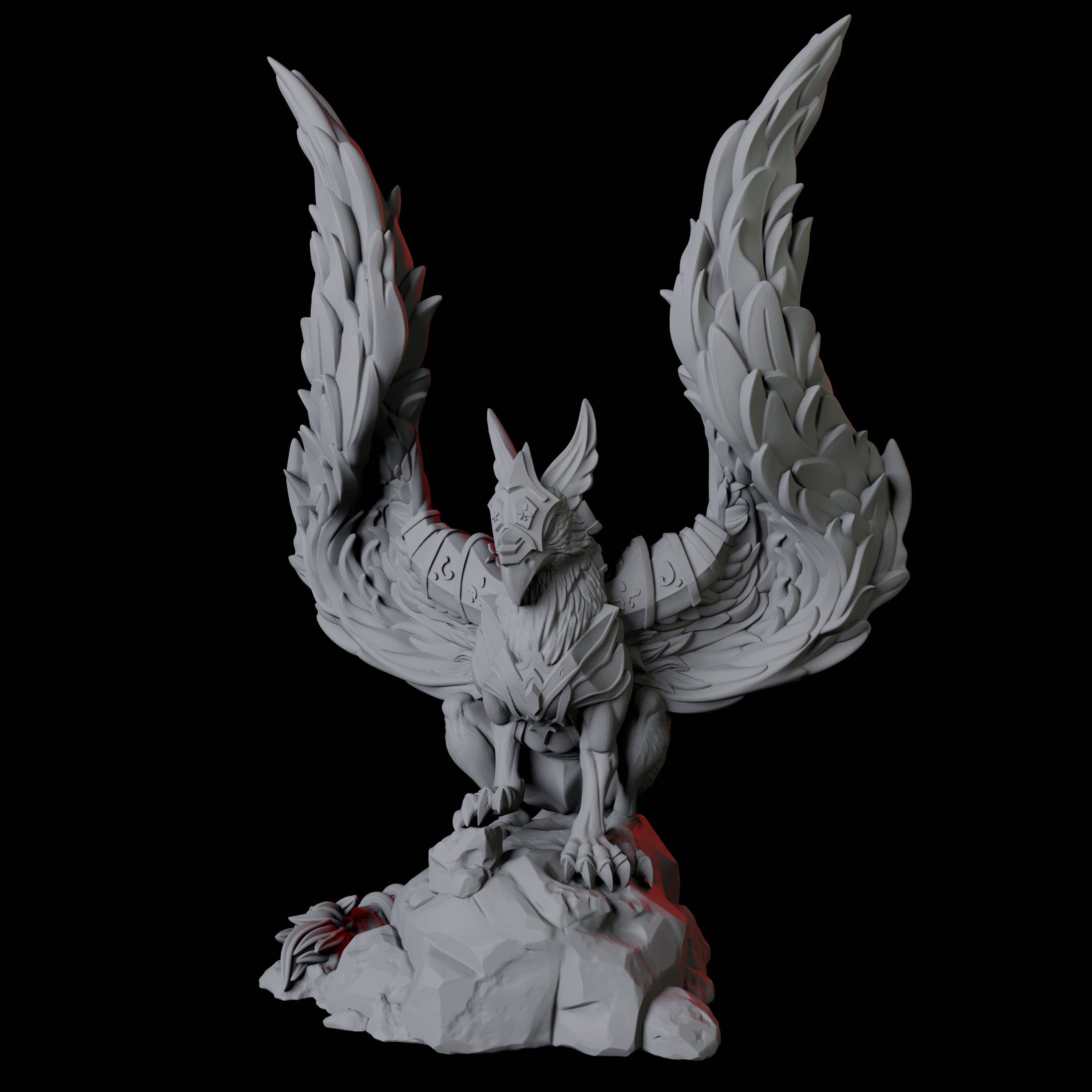 Royal Griffon Miniature for Dungeons and Dragons, Pathfinder or other TTRPGs