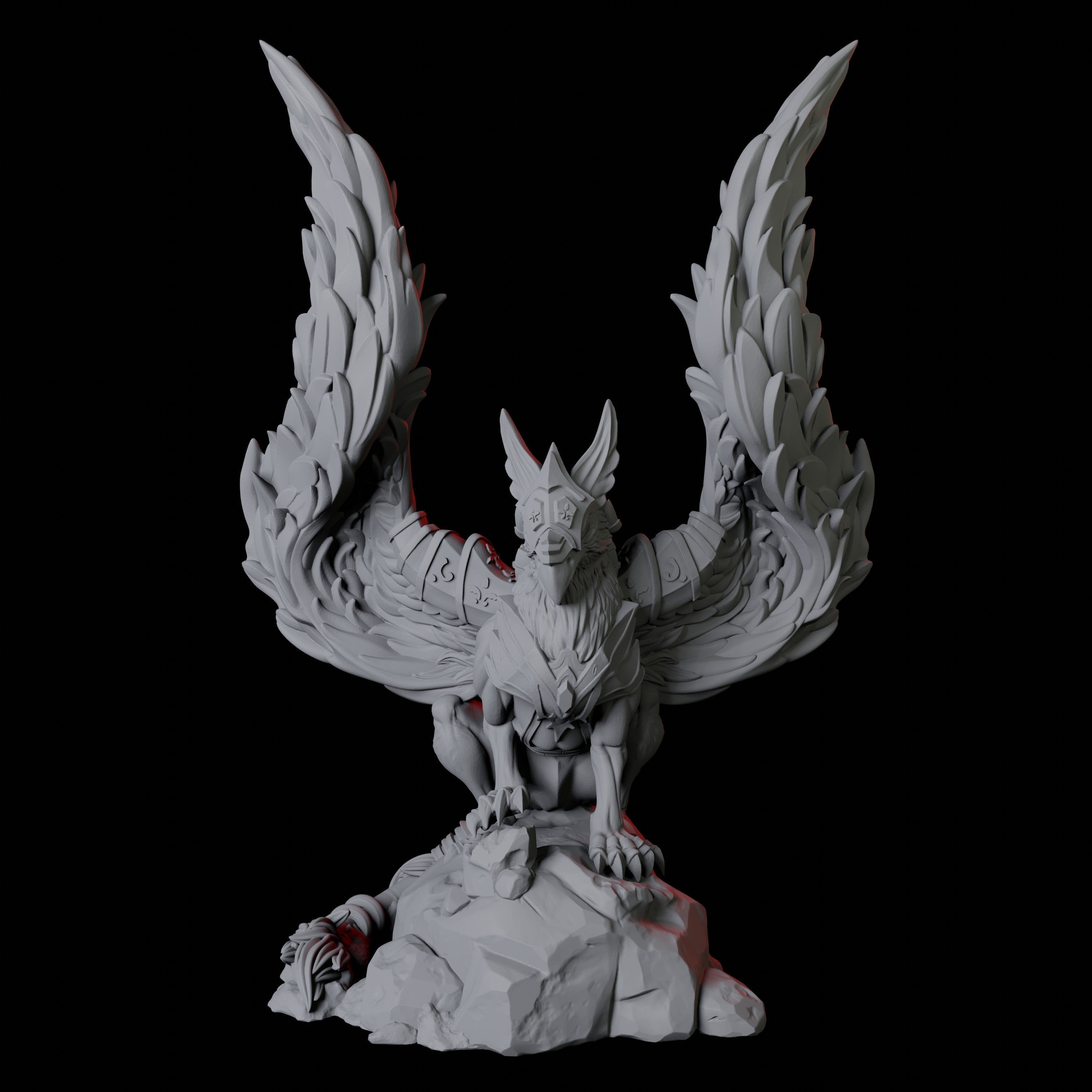 Royal Griffon Miniature for Dungeons and Dragons, Pathfinder or other TTRPGs