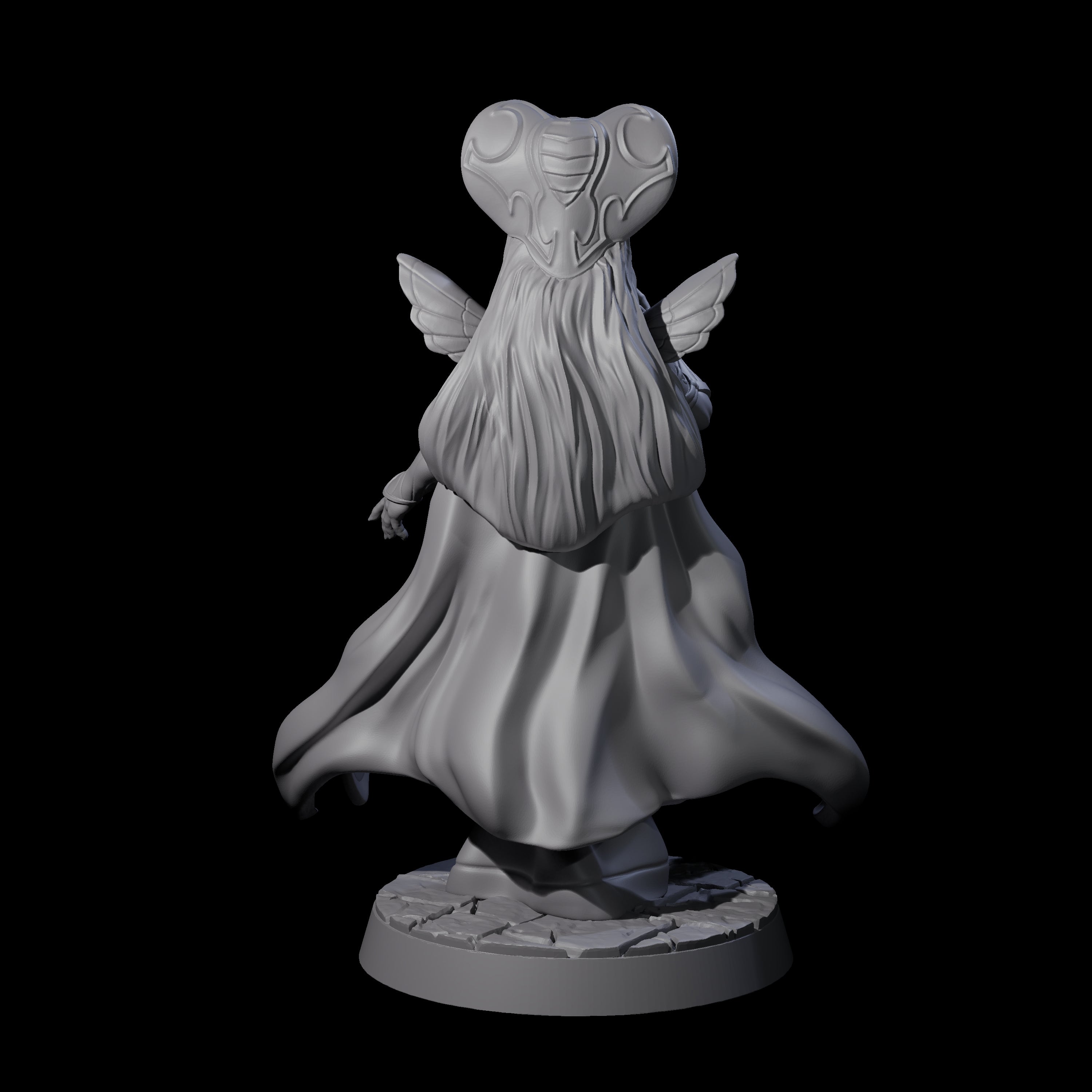 Royal Serpant Priest Miniature for Dungeons and Dragons, Pathfinder or other TTRPGs