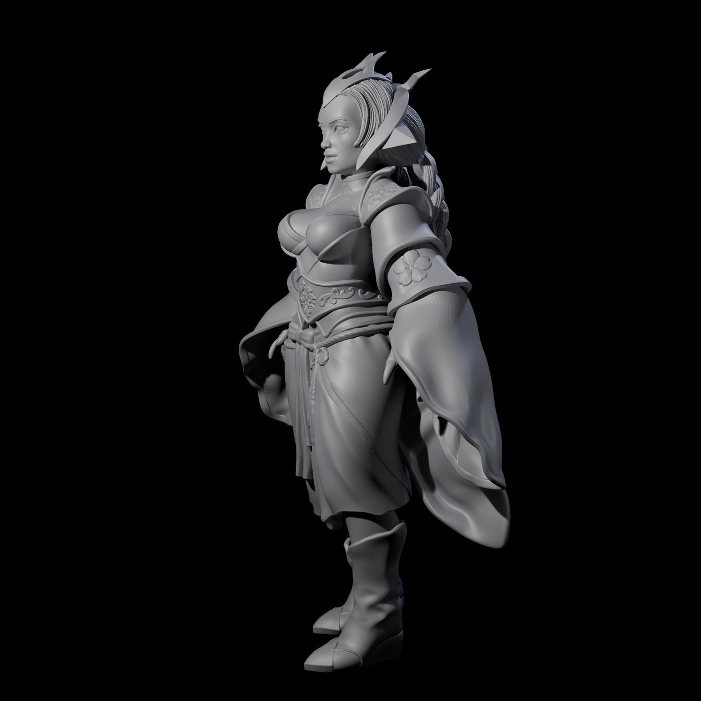 Roysia - High Priestess Miniature for Dungeons and Dragons, Pathfinder or other TTRPGs