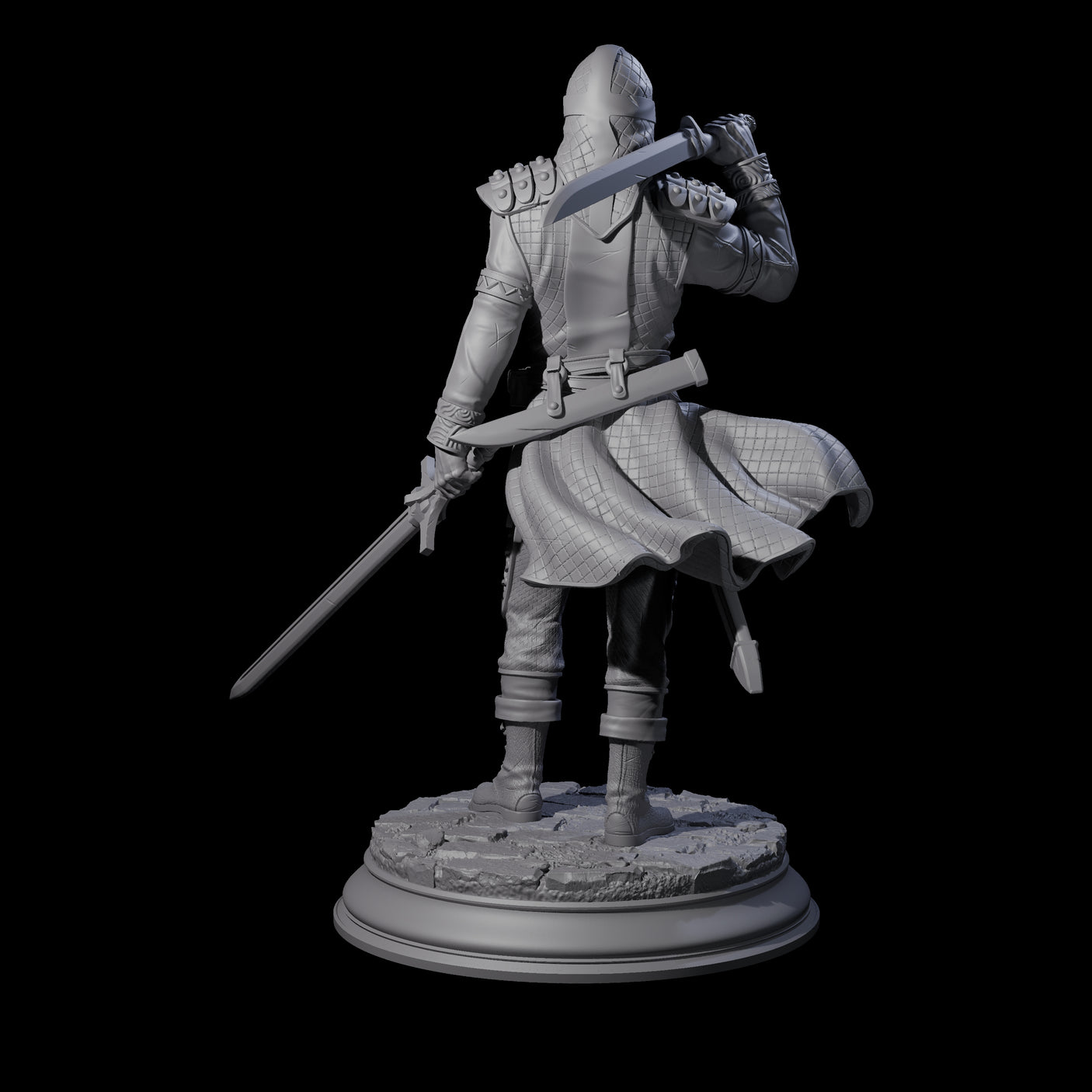 Ruthless Human Criminal B Miniature for Dungeons and Dragons, Pathfinder or other TTRPGs