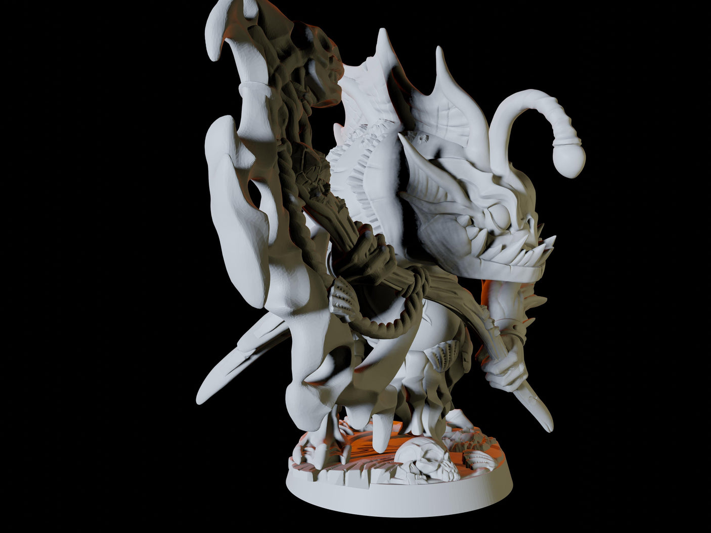 Sahuagin Wizard Miniature for Dungeons and Dragons, Pathfinder or other TTRPGs