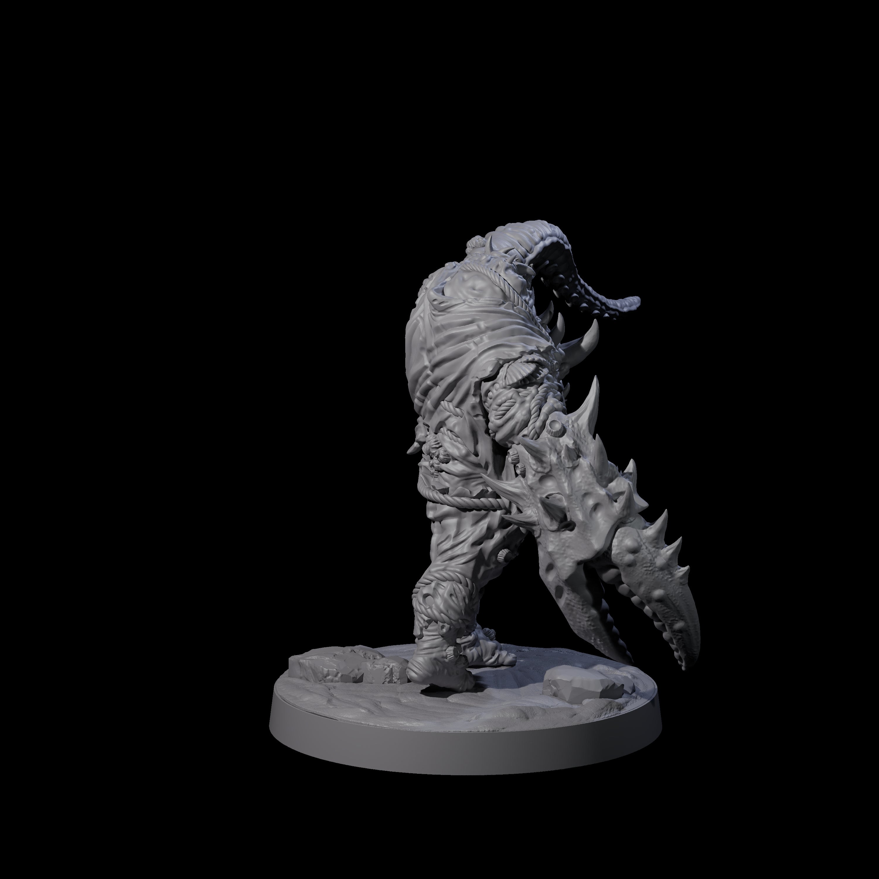 Salty Abyssal Spawn A Miniature for Dungeons and Dragons, Pathfinder or other TTRPGs