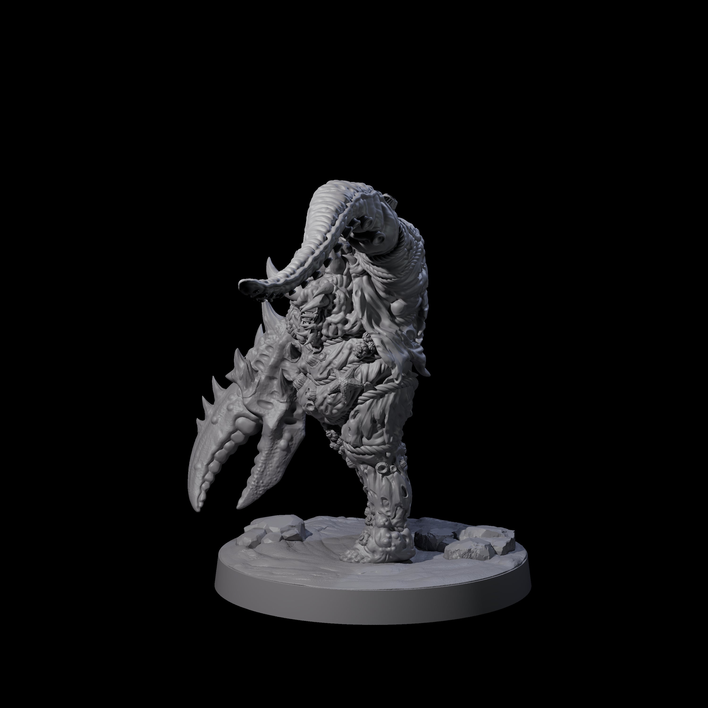 Salty Abyssal Spawn A Miniature for Dungeons and Dragons, Pathfinder or other TTRPGs