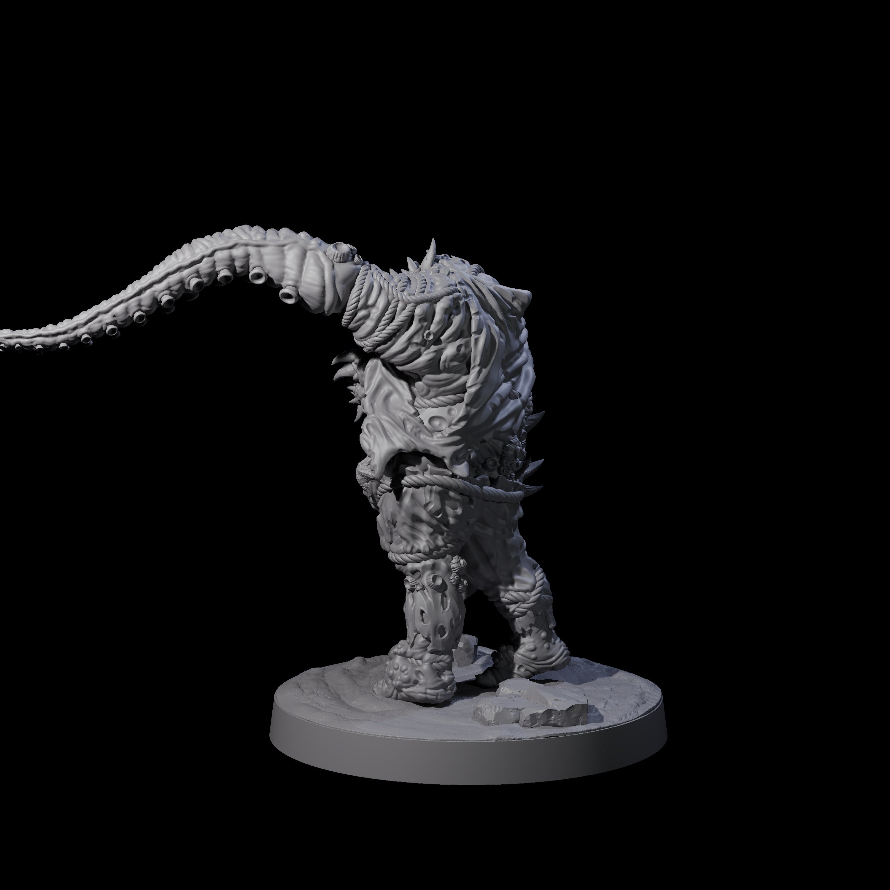 Salty Abyssal Spawn A Miniature for Dungeons and Dragons, Pathfinder or other TTRPGs