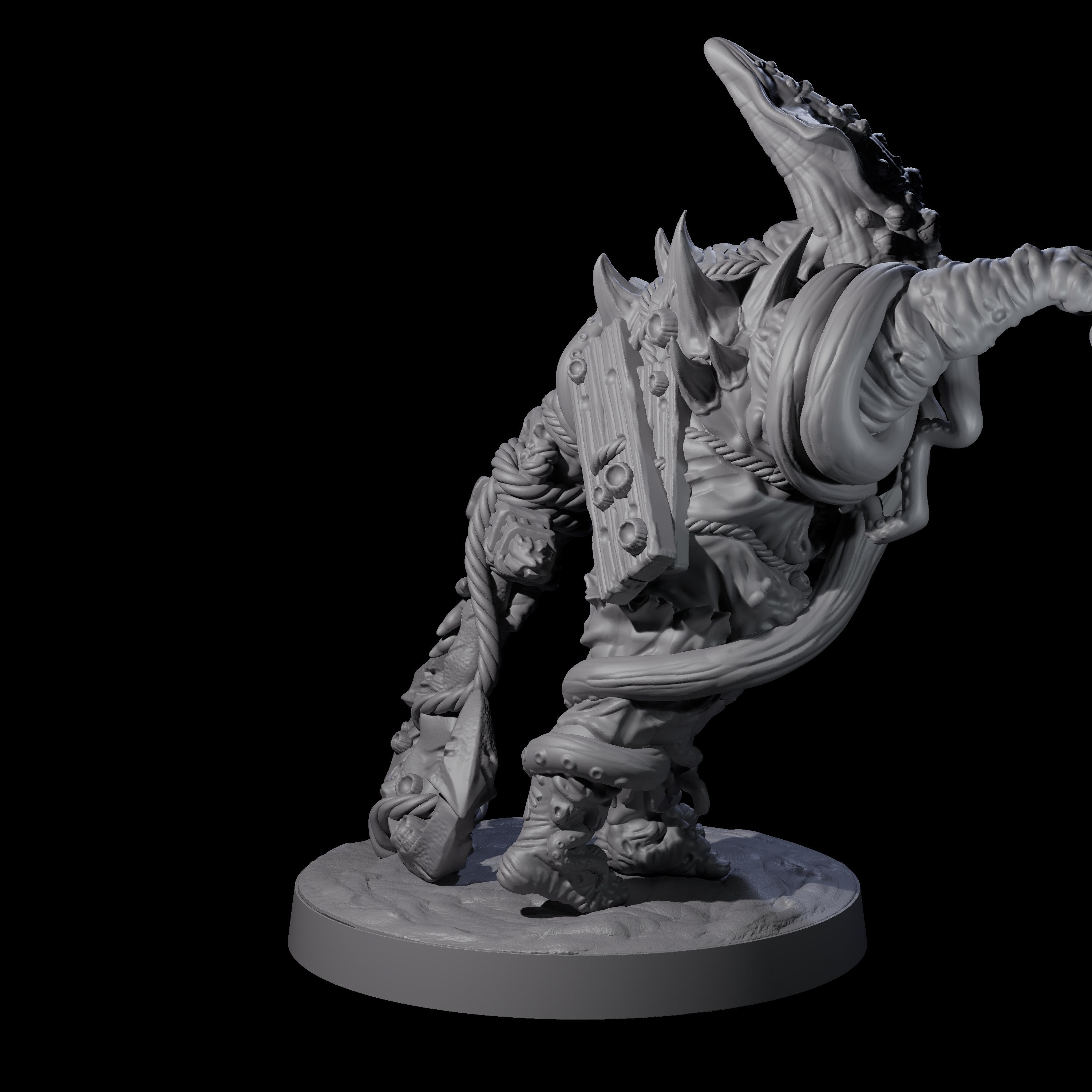 Salty Abyssal Spawn B Miniature for Dungeons and Dragons, Pathfinder or other TTRPGs