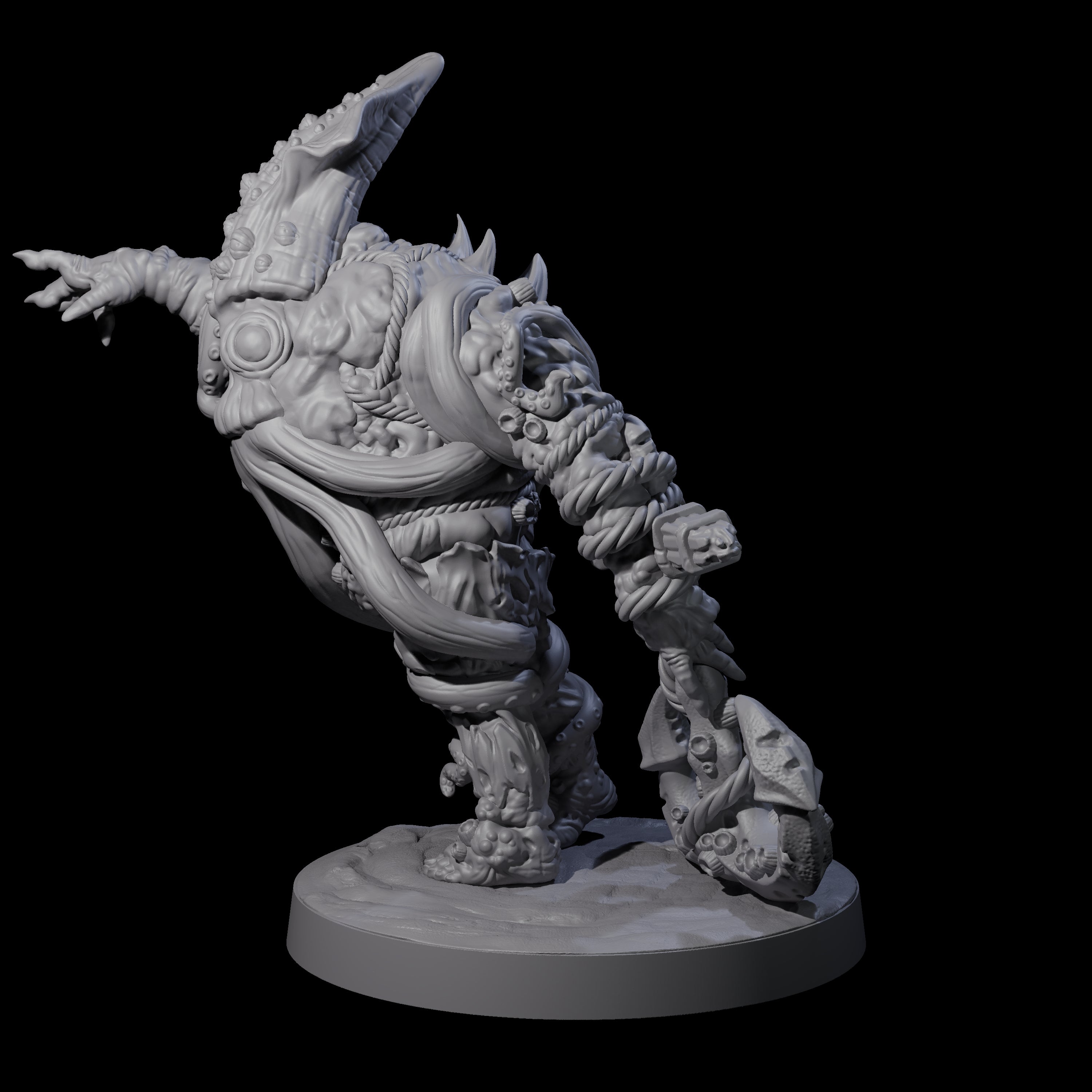 Salty Abyssal Spawn B Miniature for Dungeons and Dragons, Pathfinder or other TTRPGs