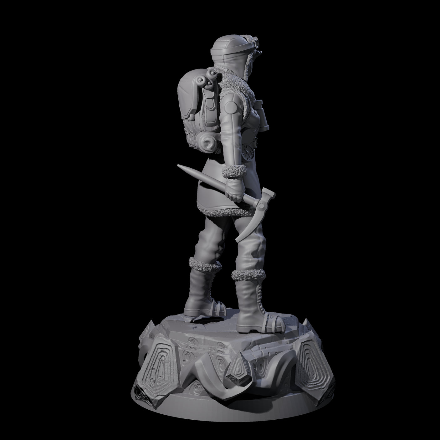 Saluting Human Pilot Miniature for Dungeons and Dragons, Pathfinder or other TTRPGs