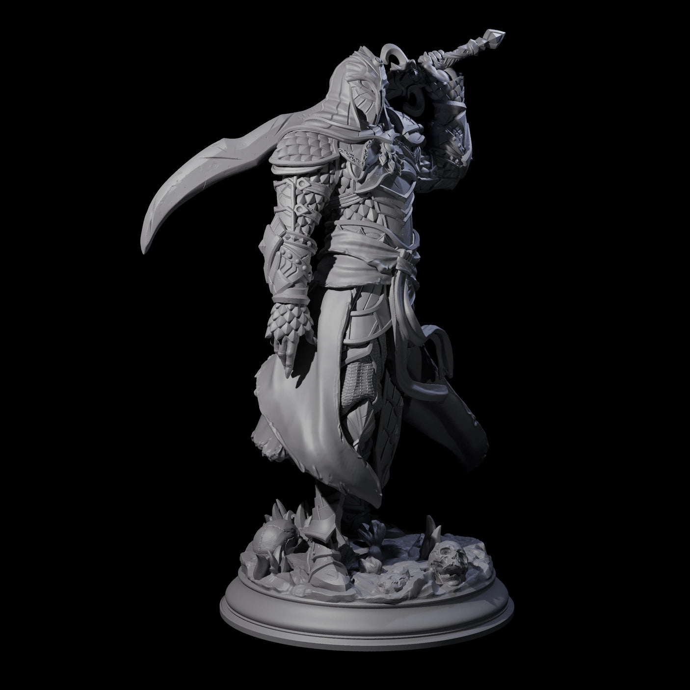 Sand Champion Elf Assassin Miniature for Dungeons and Dragons, Pathfinder or other TTRPGs