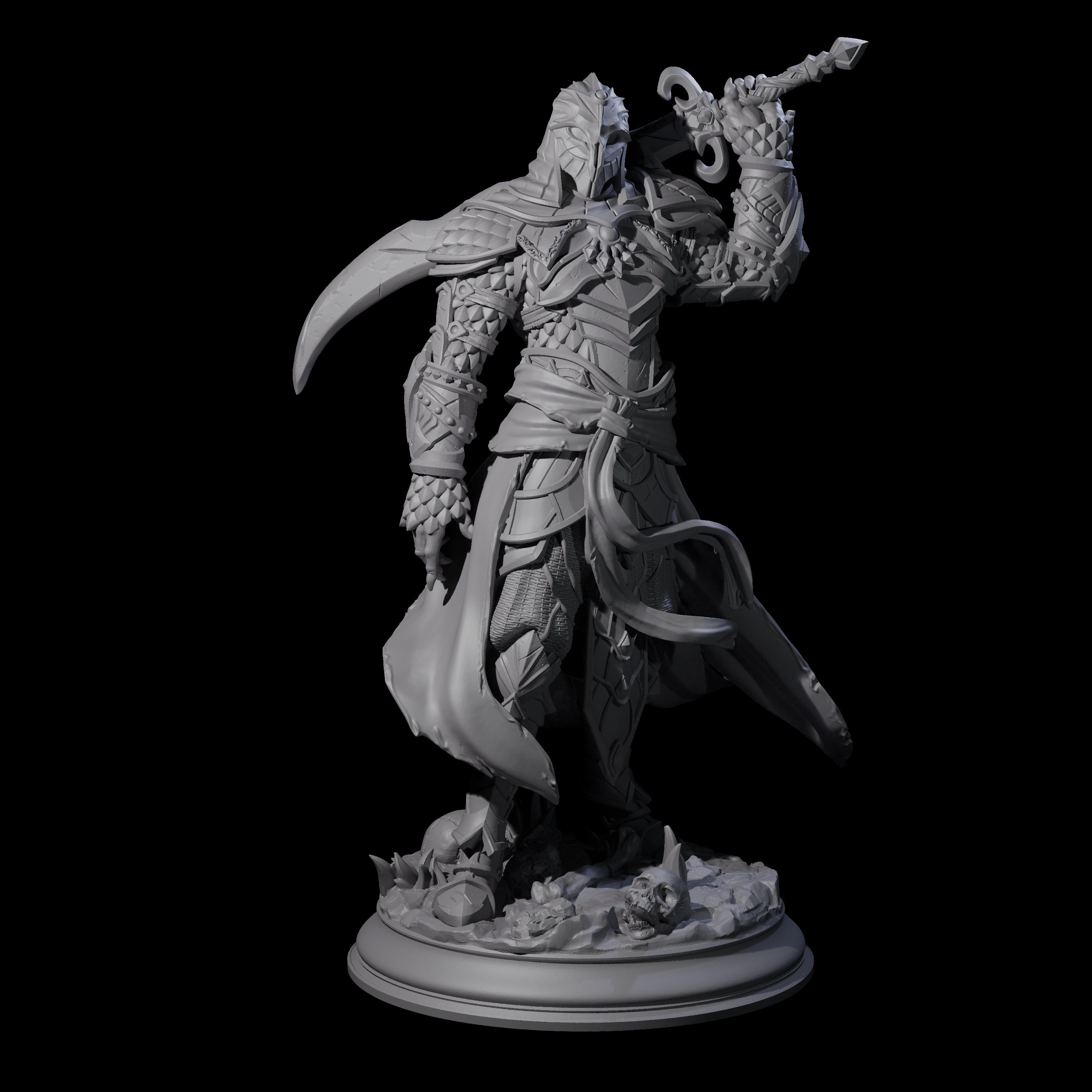 Sand Champion Elf Assassin Miniature for Dungeons and Dragons, Pathfinder or other TTRPGs