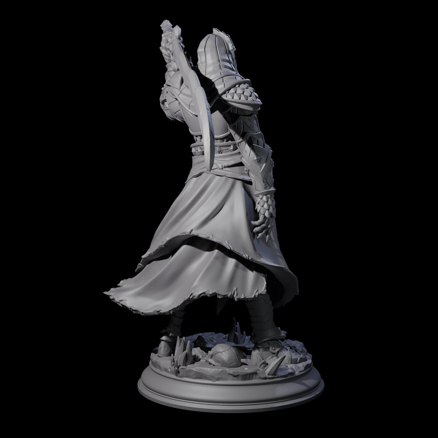 Sand Champion Elf Assassin Miniature for Dungeons and Dragons, Pathfinder or other TTRPGs