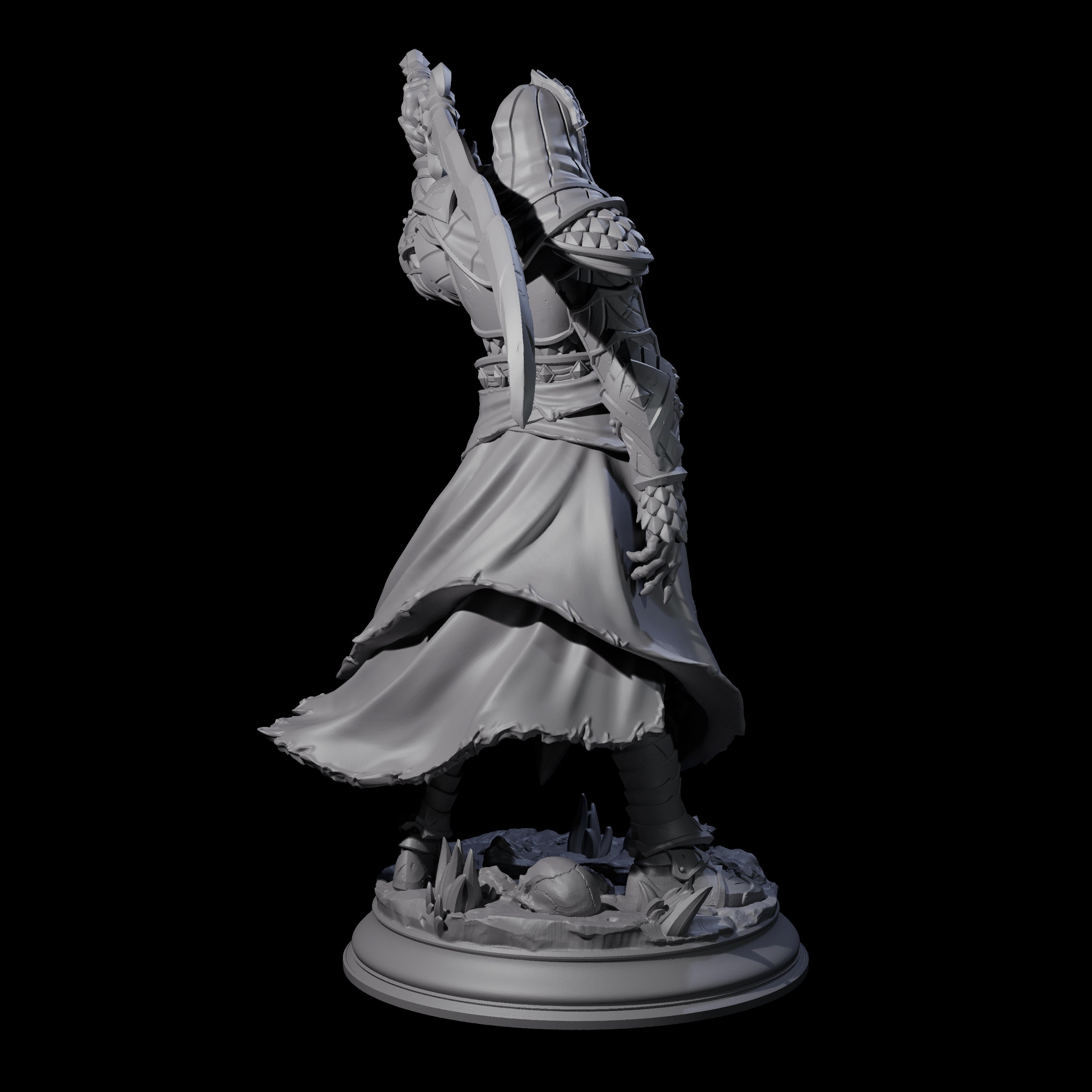 Sand Champion Elf Assassin Miniature for Dungeons and Dragons, Pathfinder or other TTRPGs