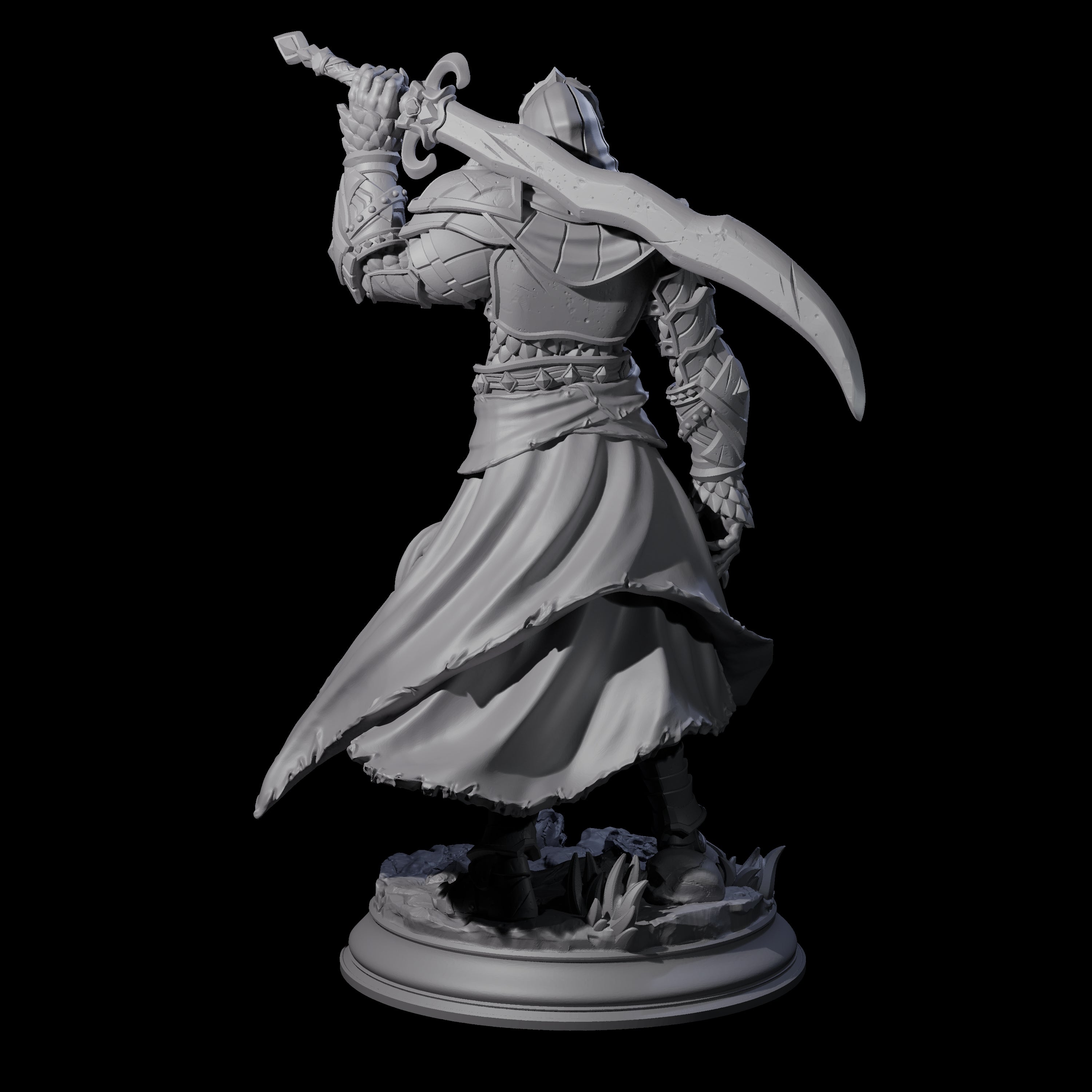Sand Champion Elf Assassin Miniature for Dungeons and Dragons, Pathfinder or other TTRPGs
