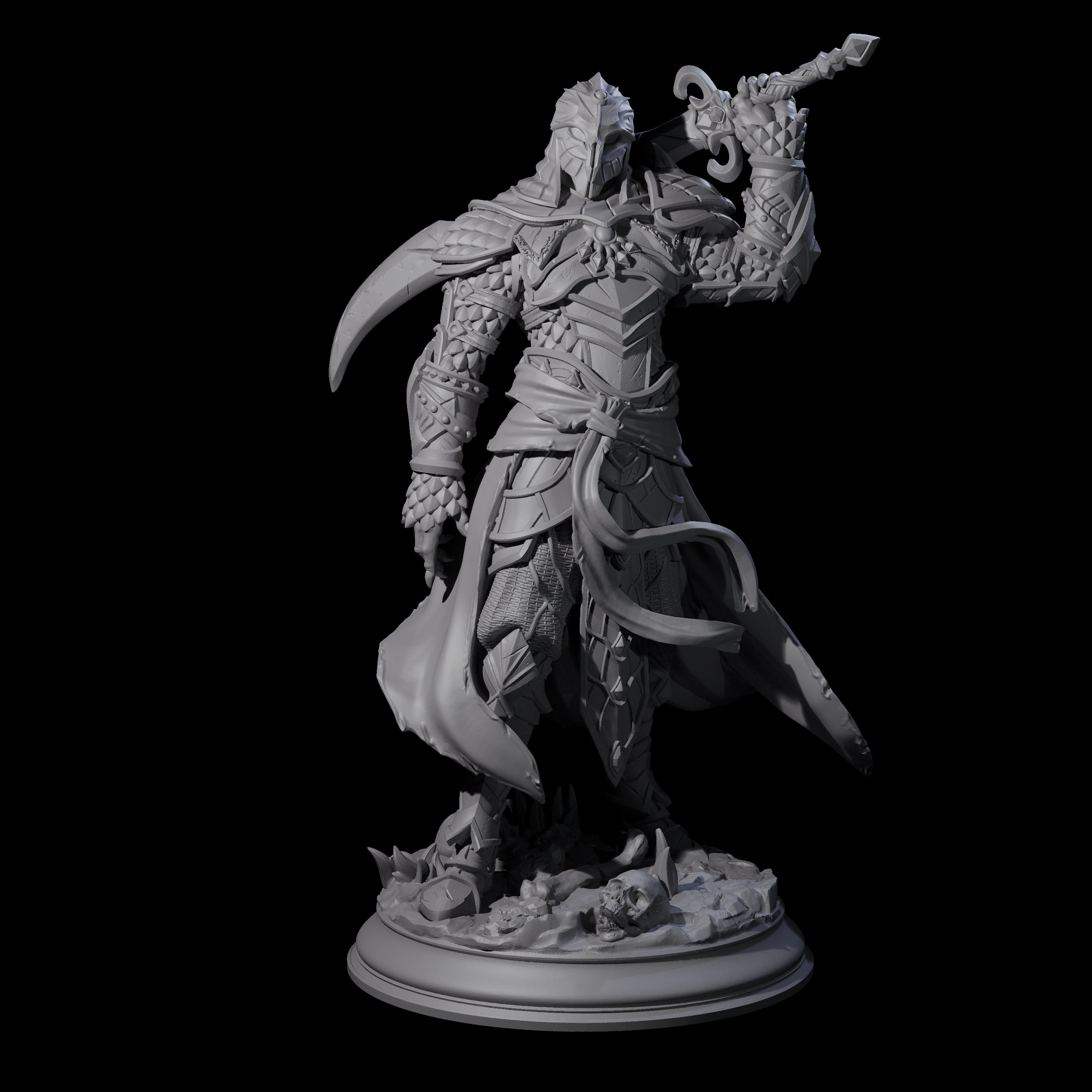 Sand Champion Elf Assassin Miniature for Dungeons and Dragons, Pathfinder or other TTRPGs