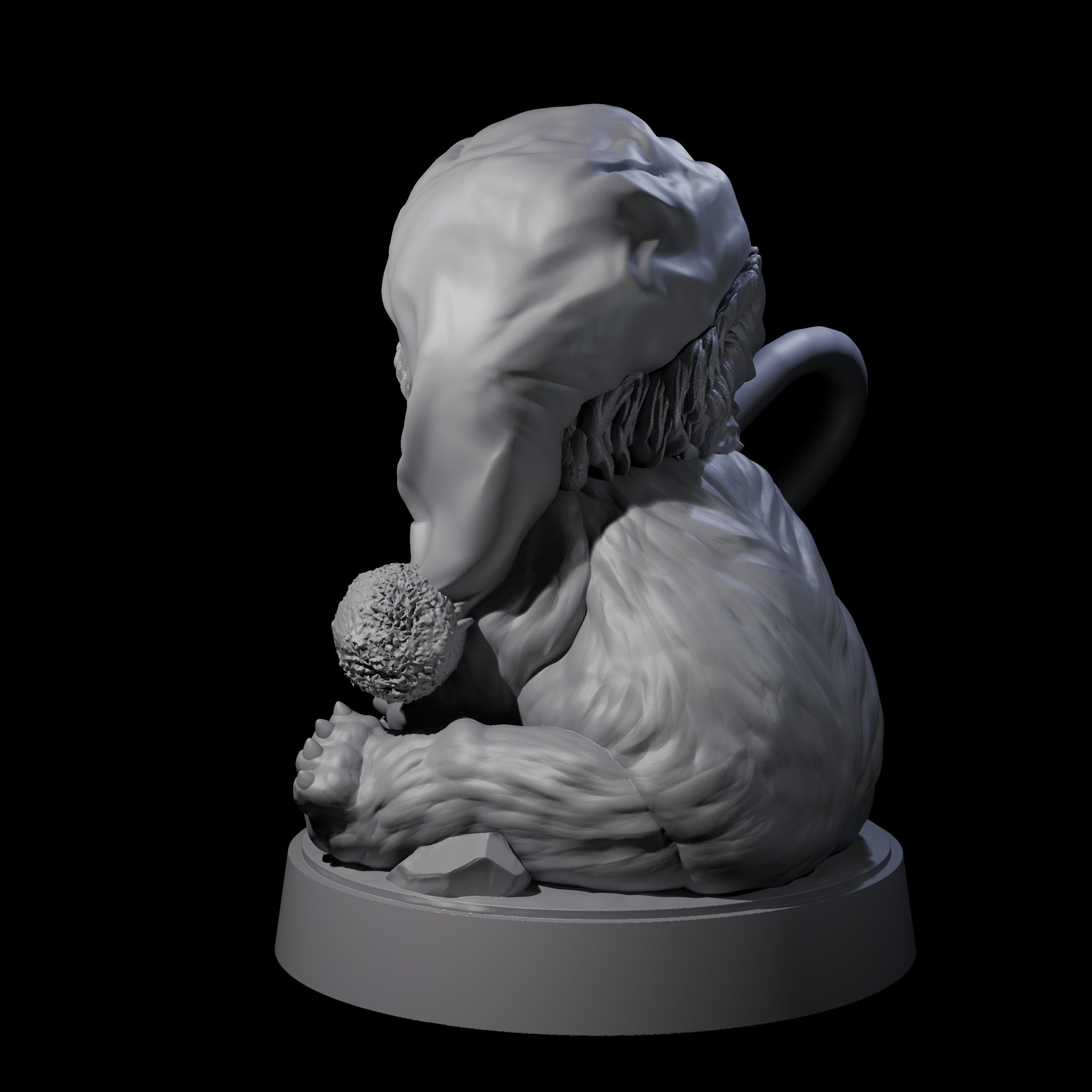 Santas Owlbear Cub Miniature for Dungeons and Dragons, Pathfinder or other TTRPGs