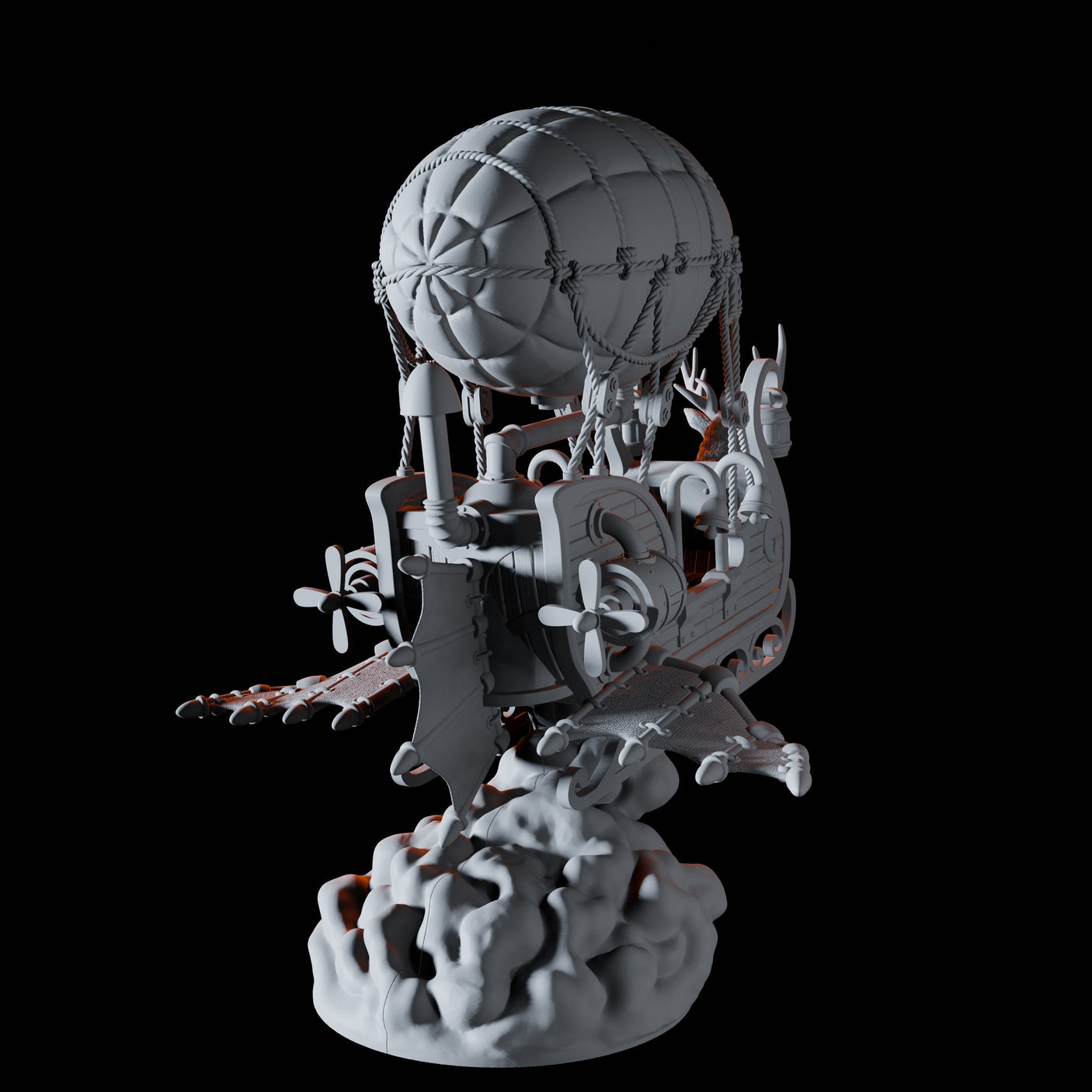Santa's Sleigh Miniature for Dungeons and Dragons, Pathfinder or other TTRPGs