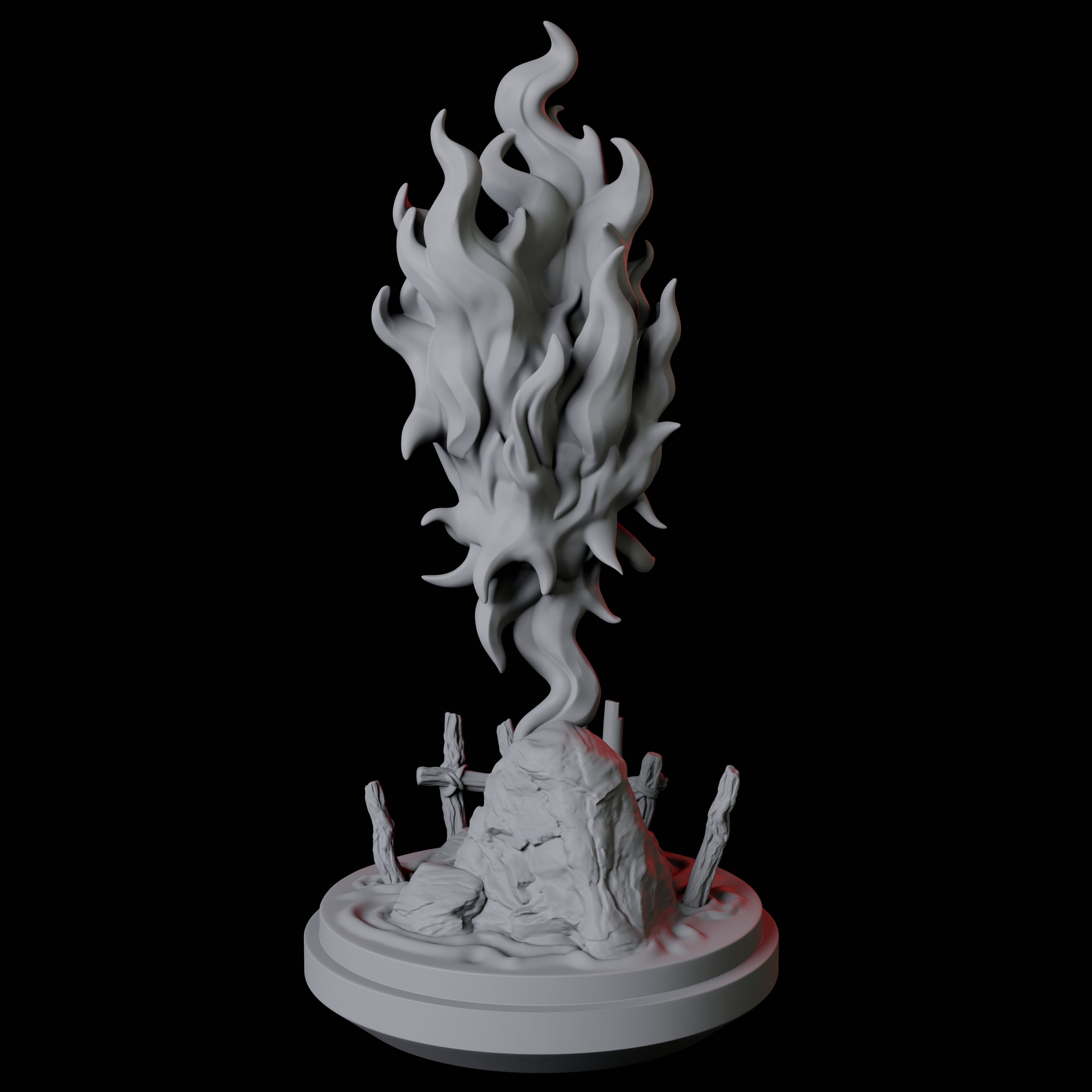 Santelmo, Flameskull Miniature for Dungeons and Dragons, Pathfinder or other TTRPGs