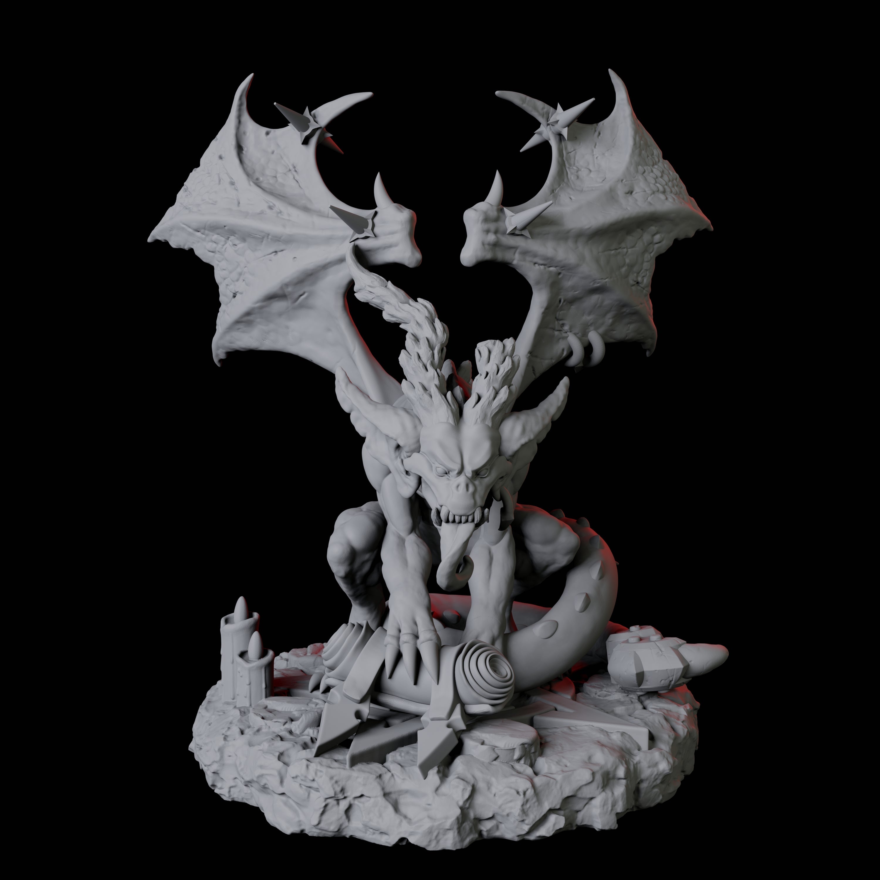 Sassy Imp A Miniature for Dungeons and Dragons, Pathfinder or other TTRPGs