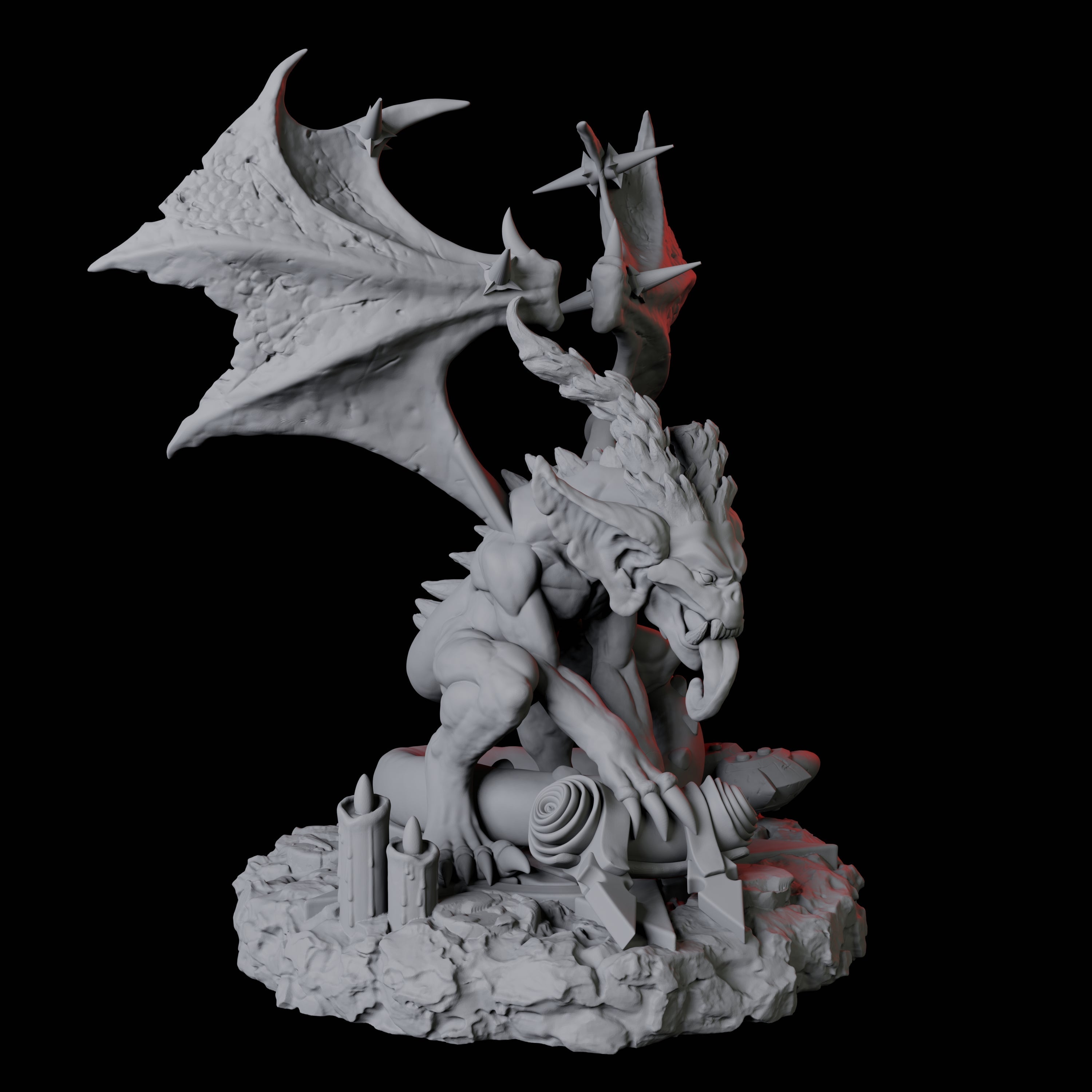 Sassy Imp A Miniature for Dungeons and Dragons, Pathfinder or other TTRPGs