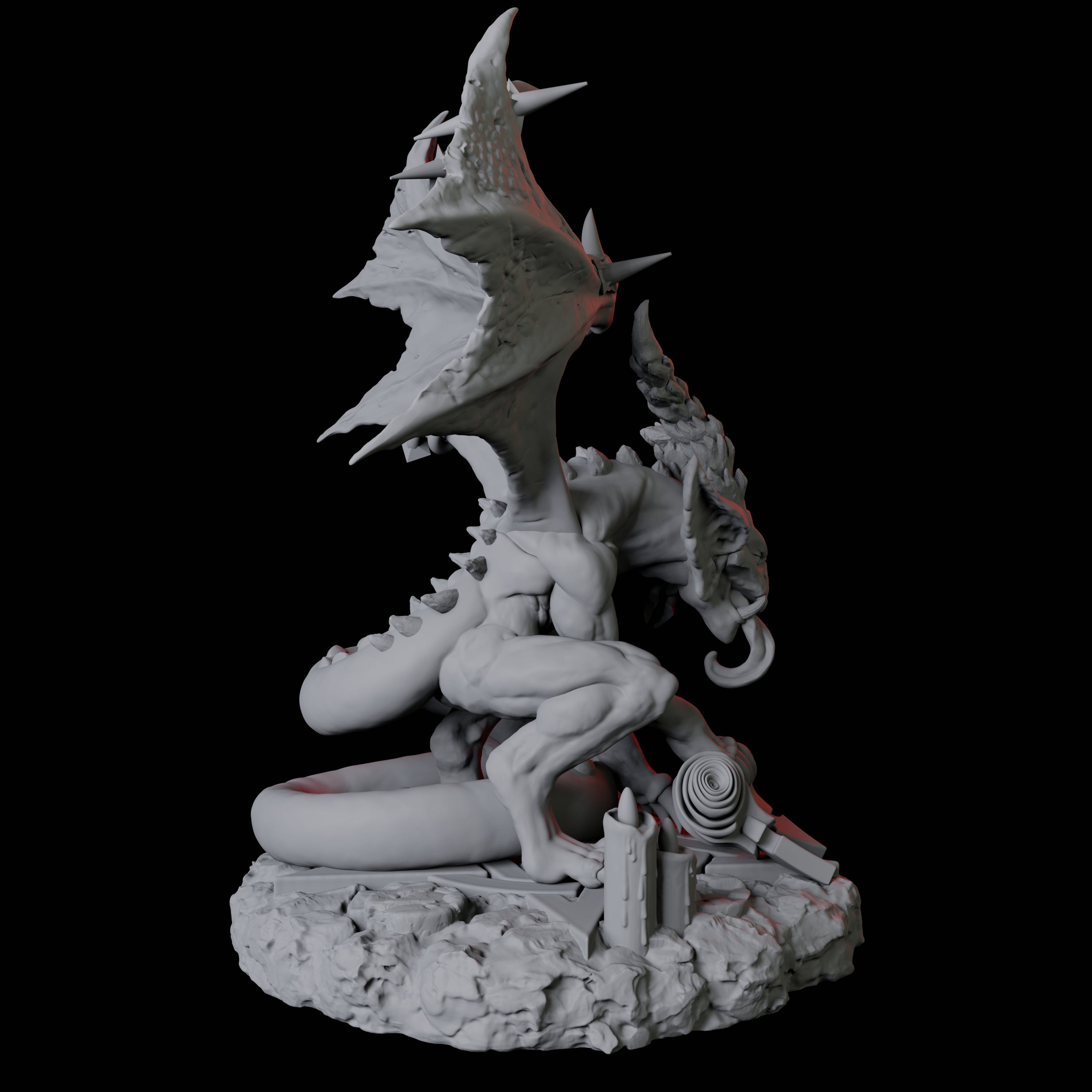 Sassy Imp A Miniature for Dungeons and Dragons, Pathfinder or other TTRPGs