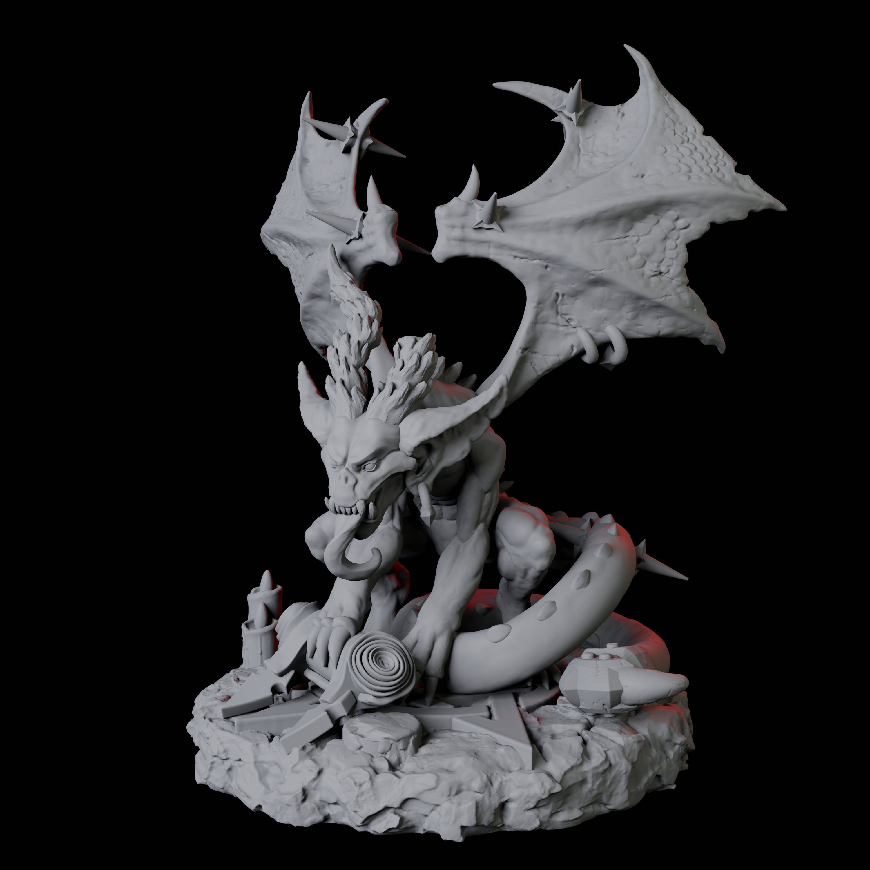 Sassy Imp A Miniature for Dungeons and Dragons, Pathfinder or other TTRPGs