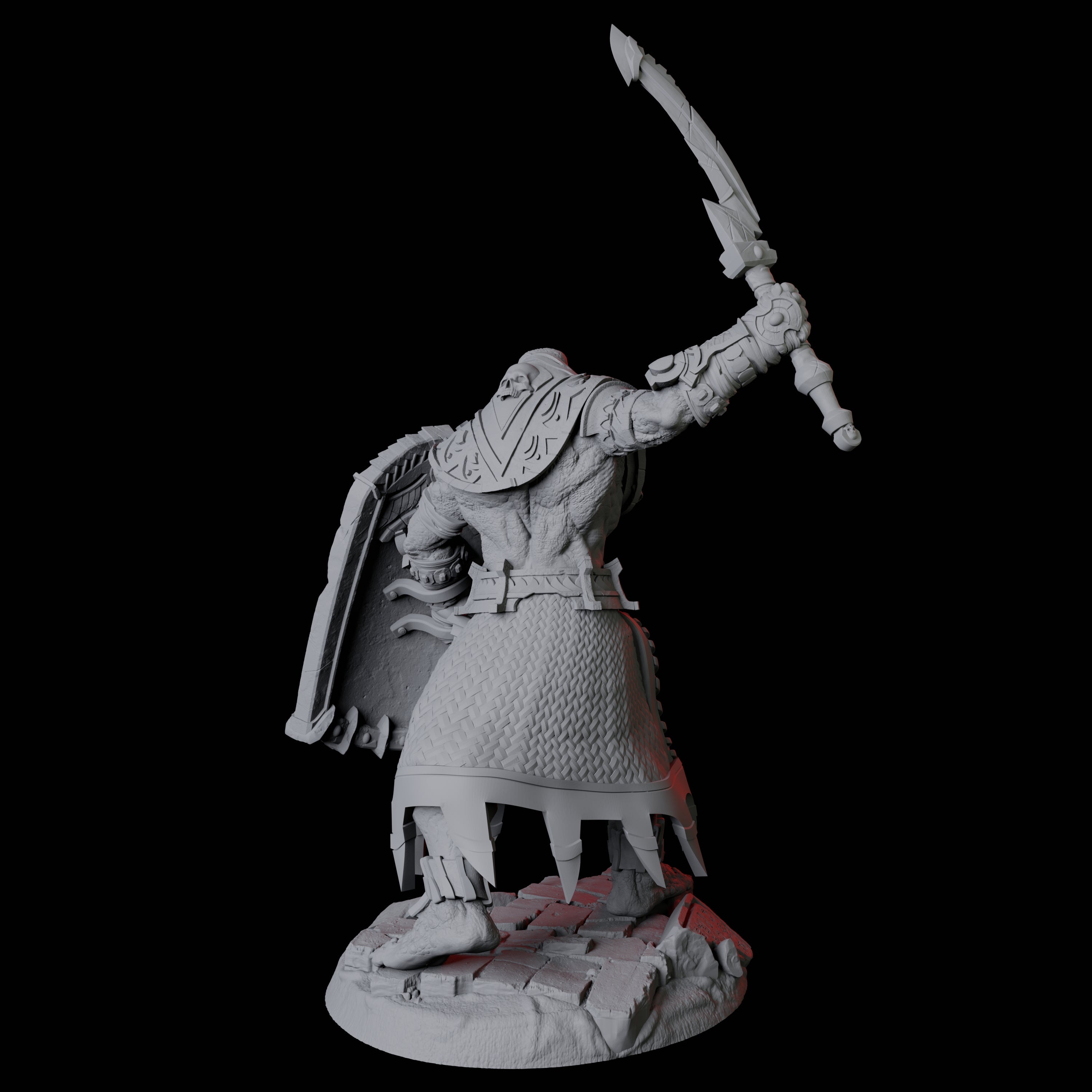 Saurian War Priest A Miniature for Dungeons and Dragons, Pathfinder or other TTRPGs
