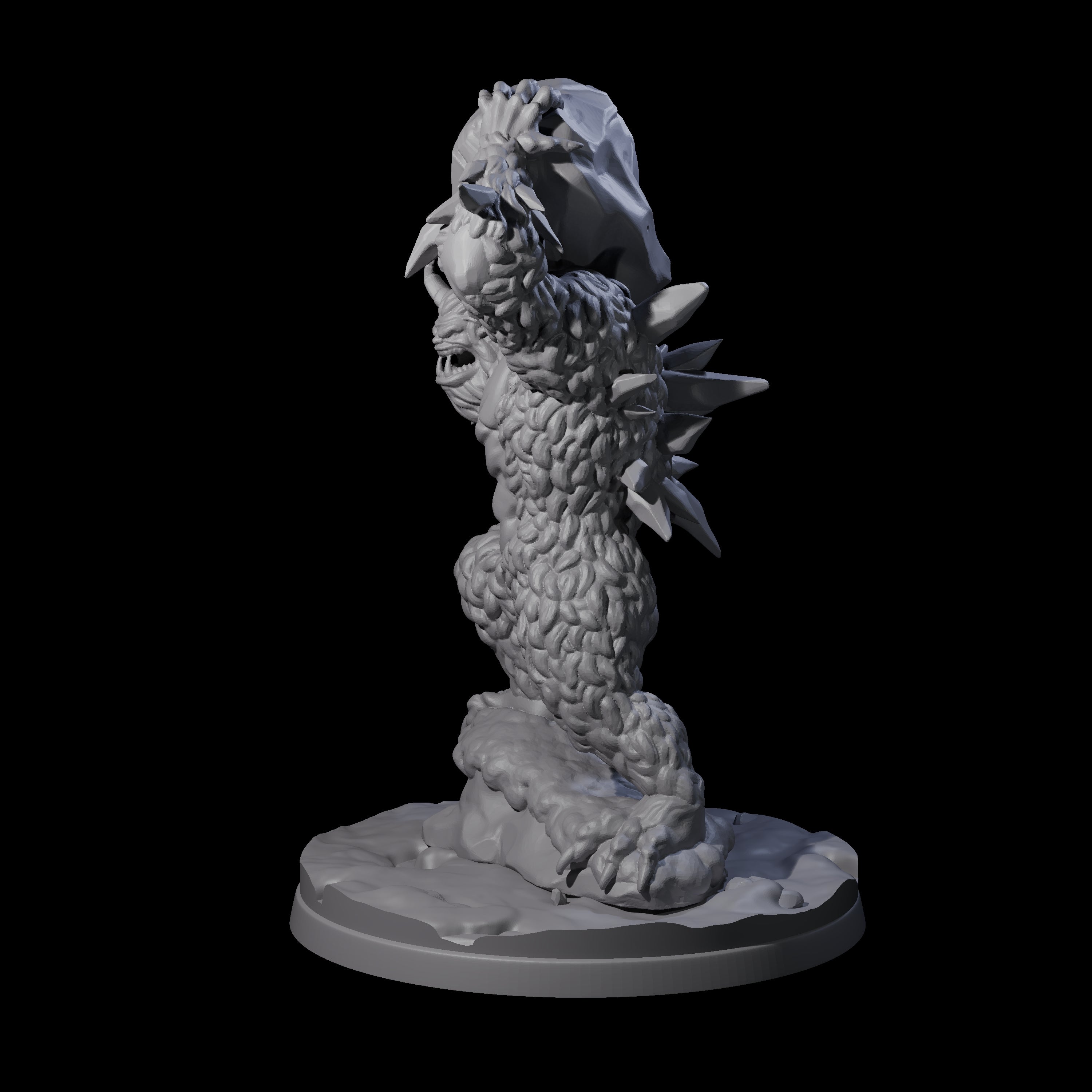 Savage Demonic Yeti Miniature for Dungeons and Dragons, Pathfinder or other TTRPGs