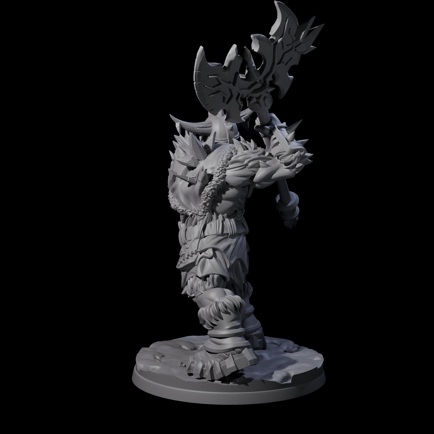 Savage Frost Giant Warrior Miniature for Dungeons and Dragons, Pathfinder or other TTRPGs