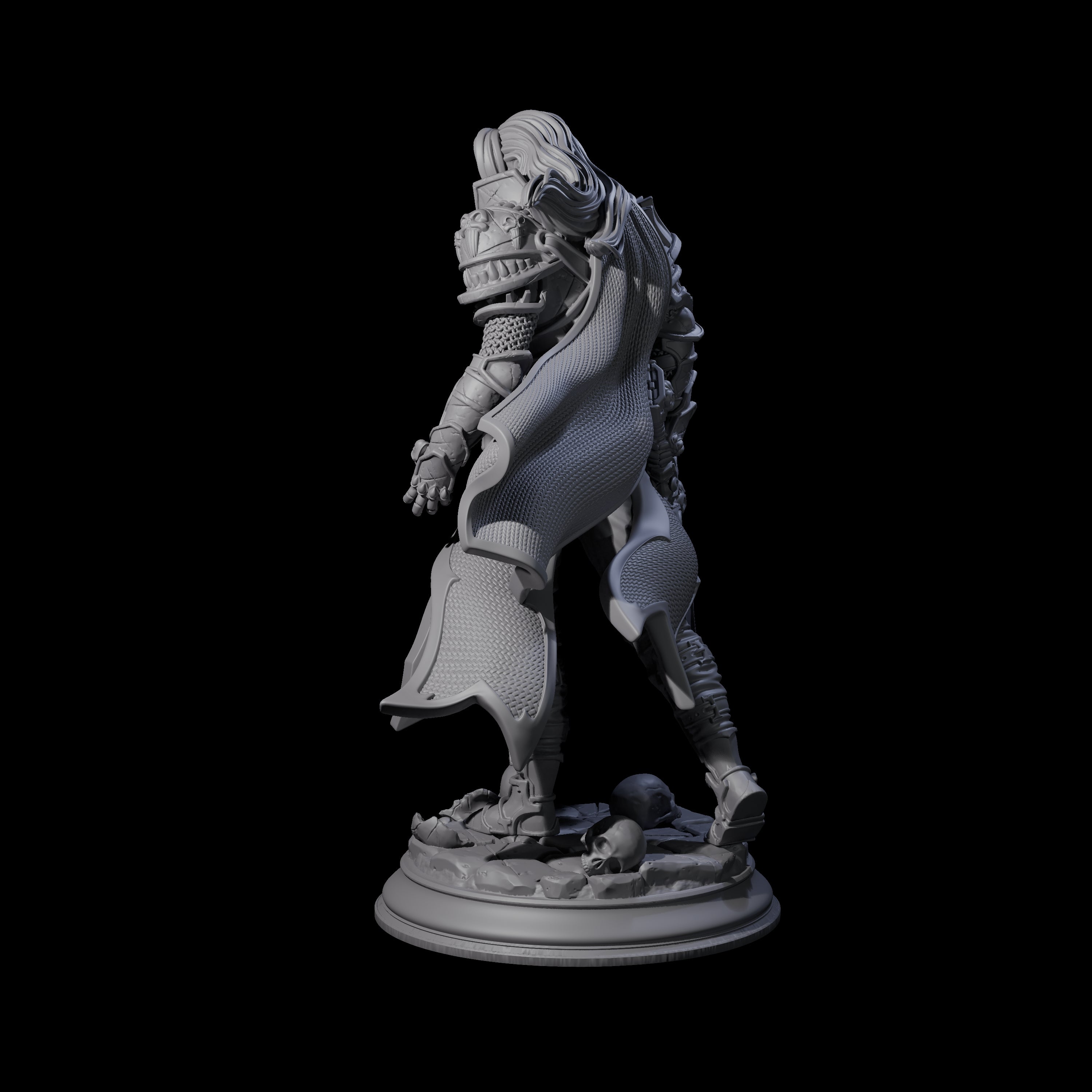 Savage Master Vampire Fighter Miniature for Dungeons and Dragons, Pathfinder or other TTRPGs