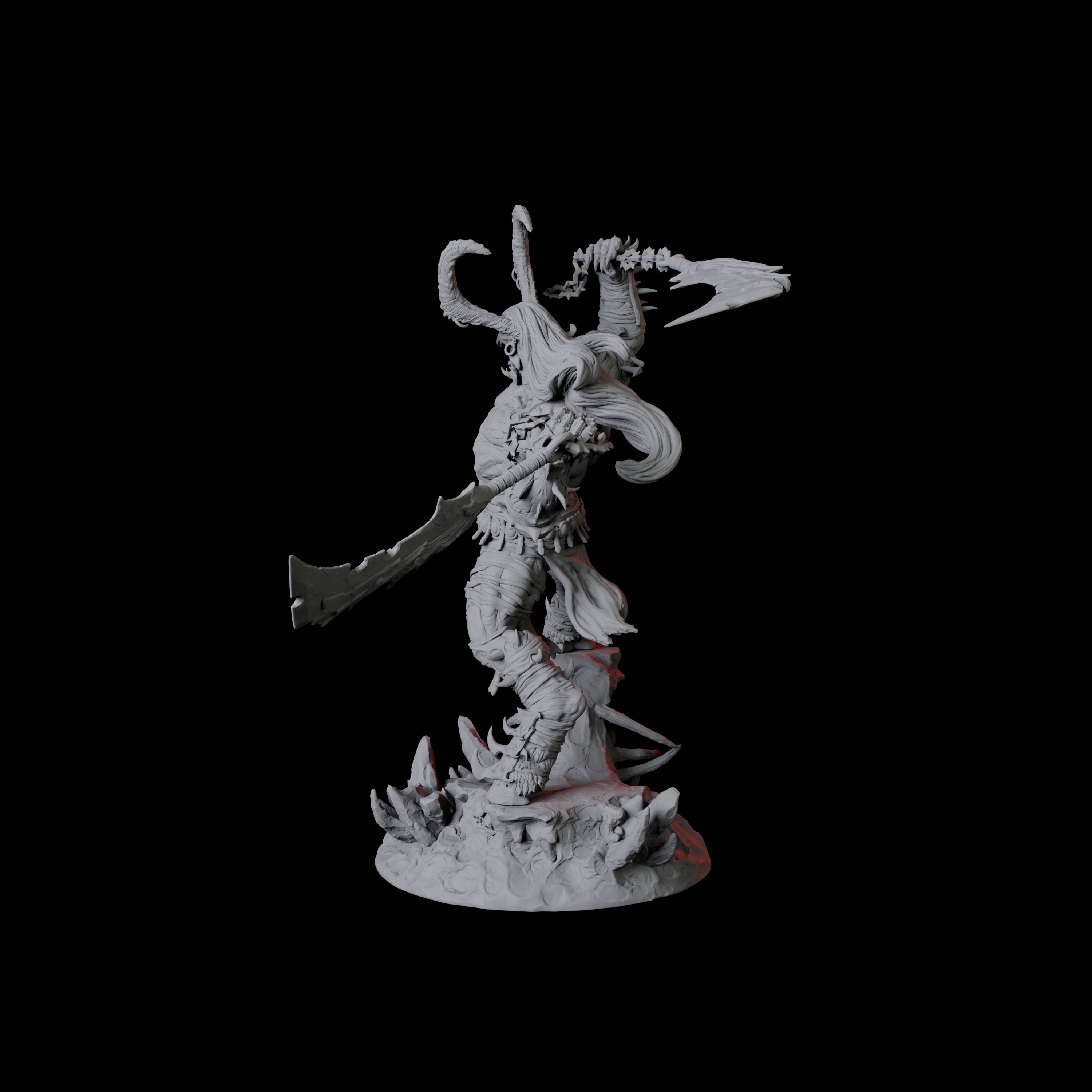 Savage Roru Demon A Miniature for Dungeons and Dragons, Pathfinder or other TTRPGs
