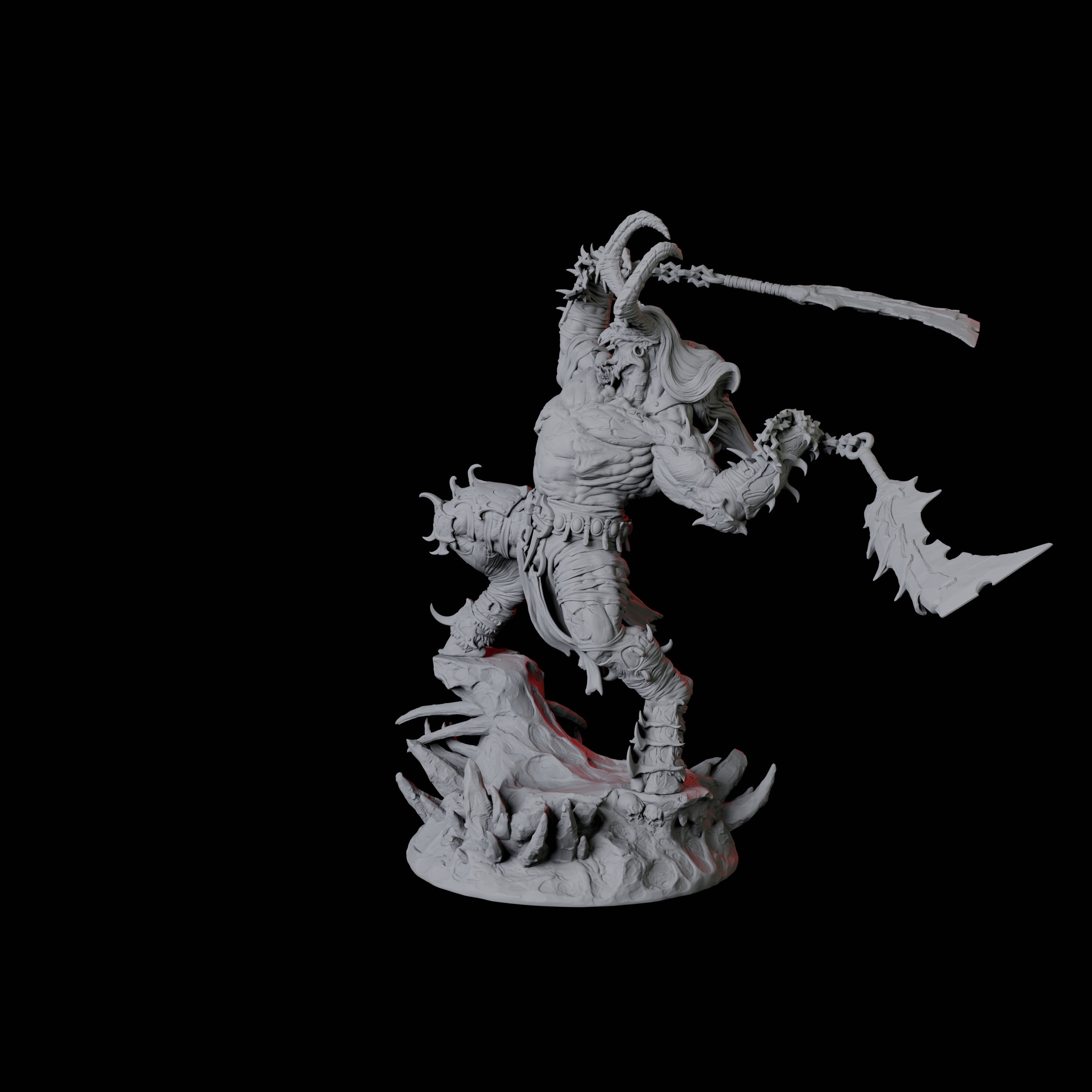 Savage Roru Demon A Miniature for Dungeons and Dragons, Pathfinder or other TTRPGs