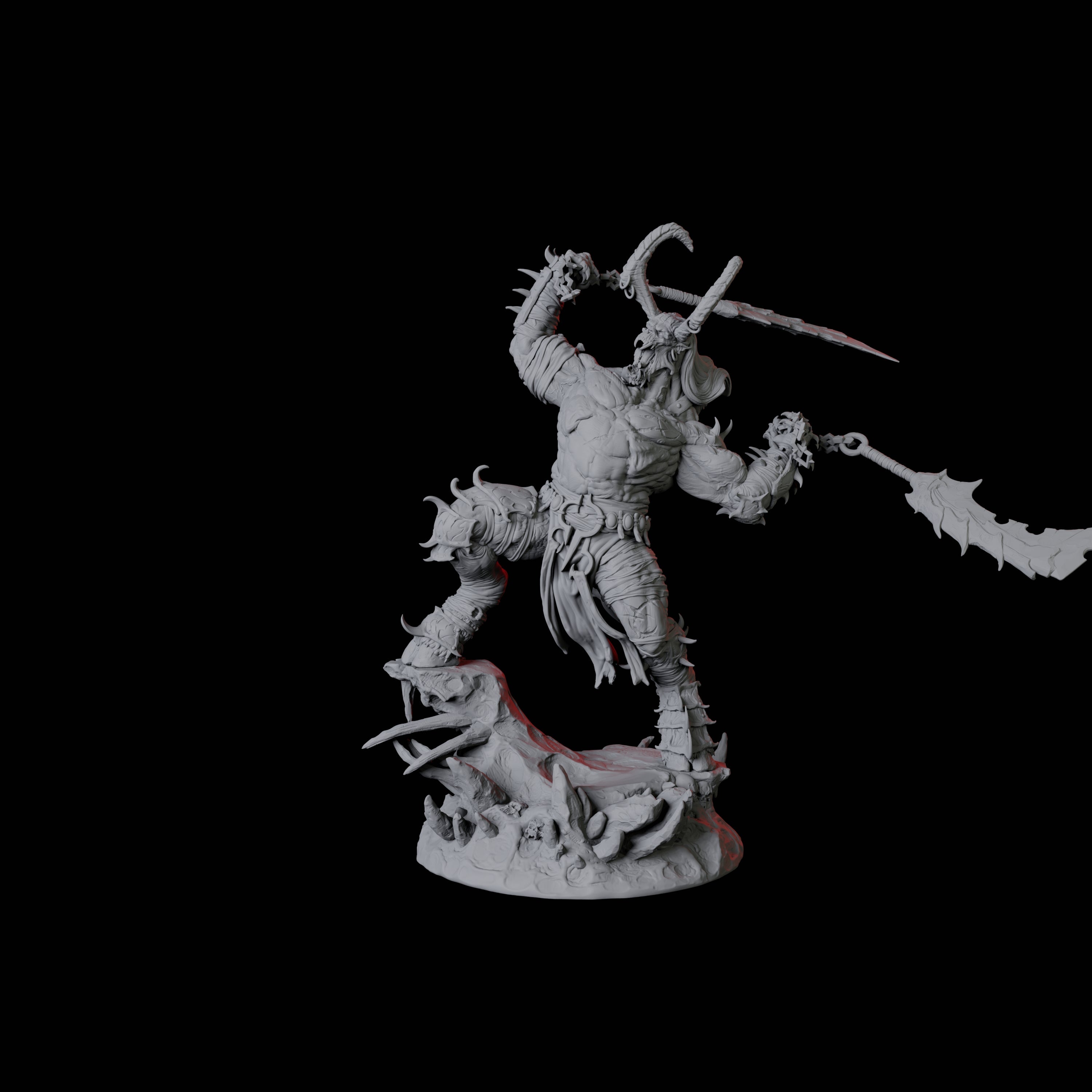Savage Roru Demon A Miniature for Dungeons and Dragons, Pathfinder or other TTRPGs