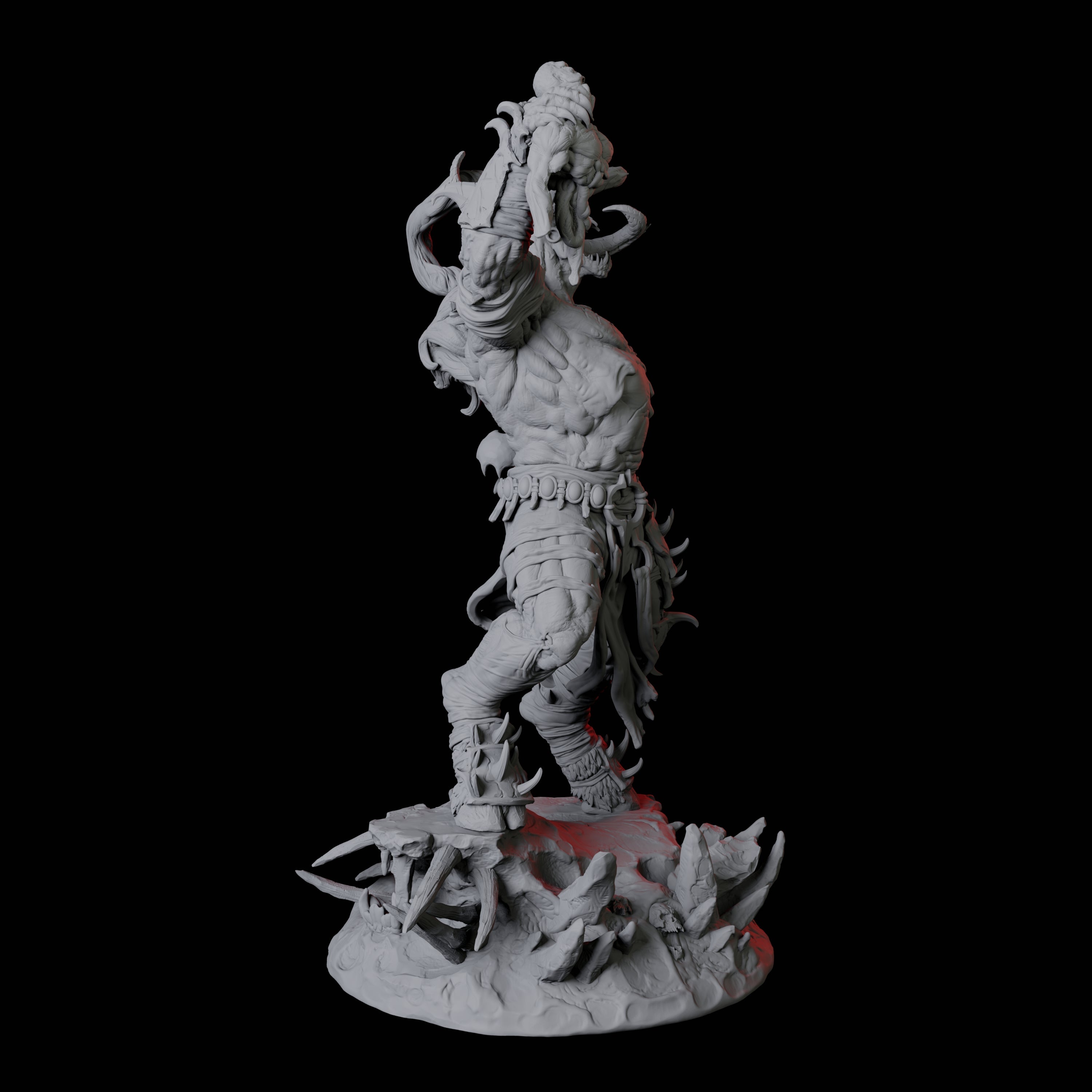 Savage Roru Demon B Miniature for Dungeons and Dragons, Pathfinder or other TTRPGs
