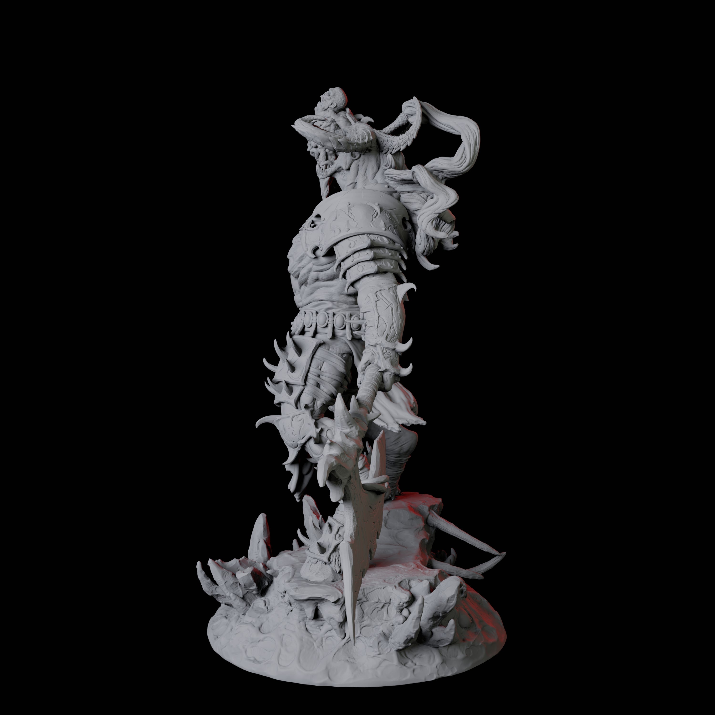 Savage Roru Demon B Miniature for Dungeons and Dragons, Pathfinder or other TTRPGs
