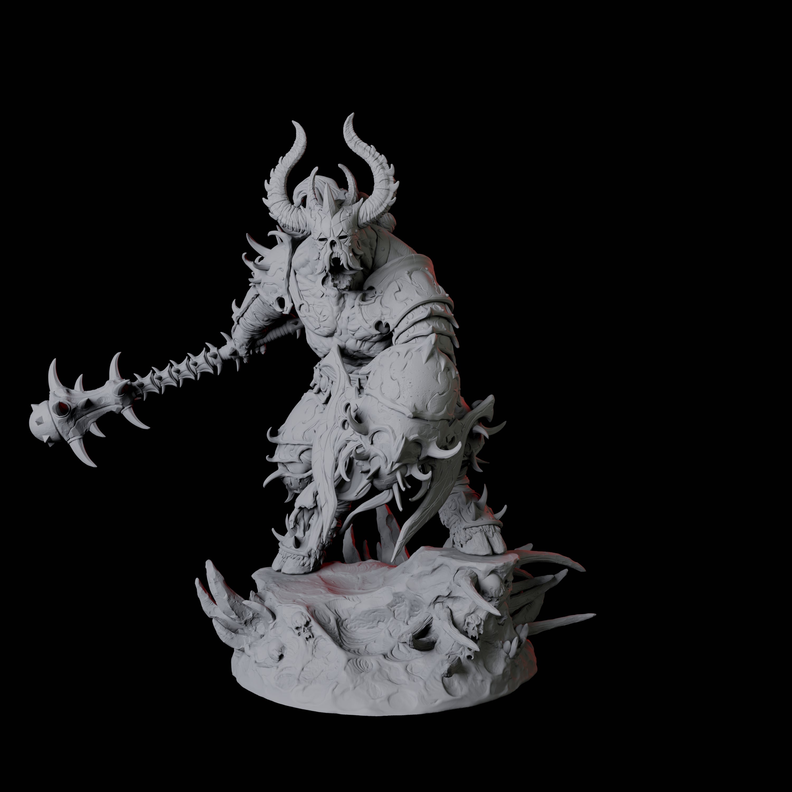 Savage Roru Demon C Miniature for Dungeons and Dragons, Pathfinder or other TTRPGs