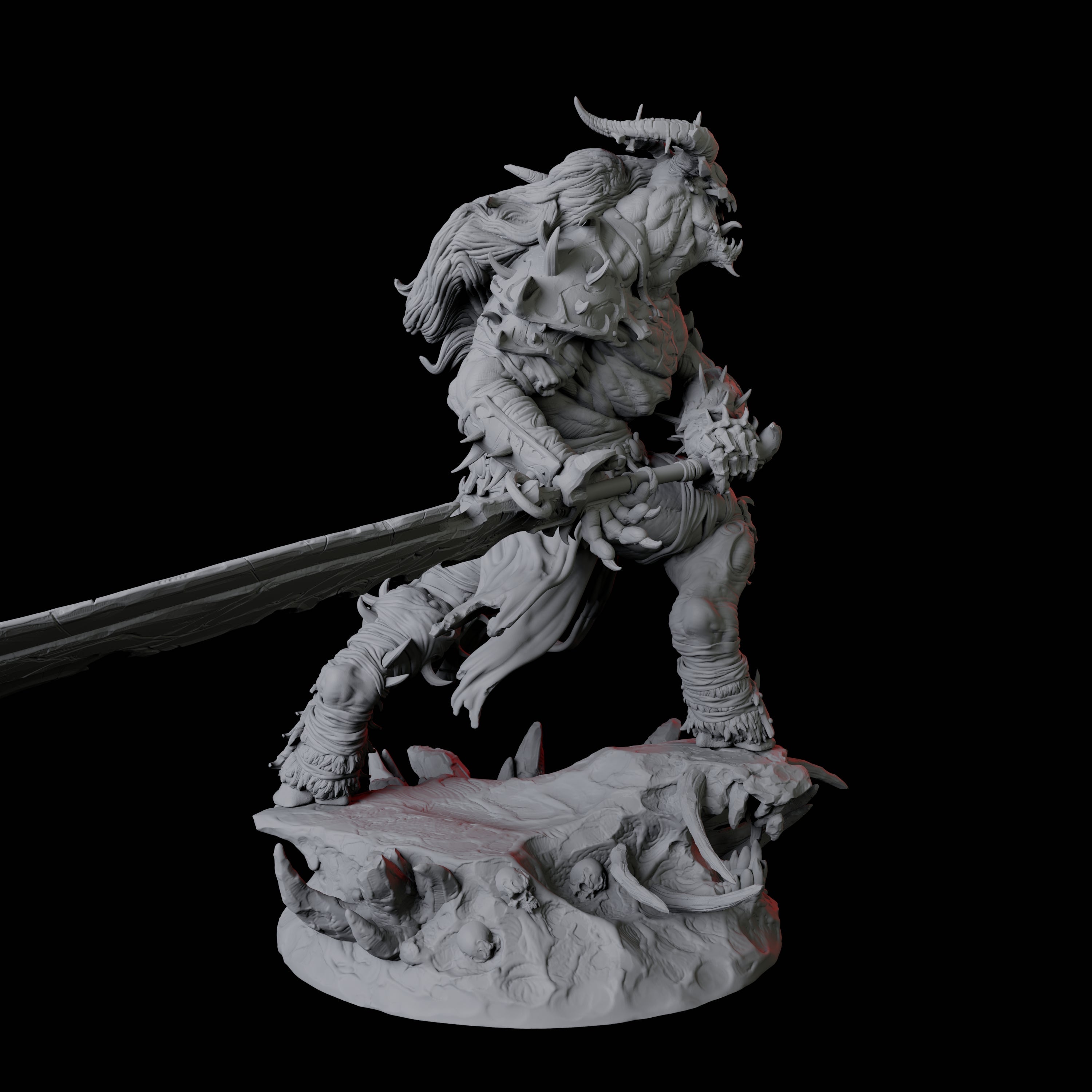 Savage Roru Demon D Miniature for Dungeons and Dragons, Pathfinder or other TTRPGs