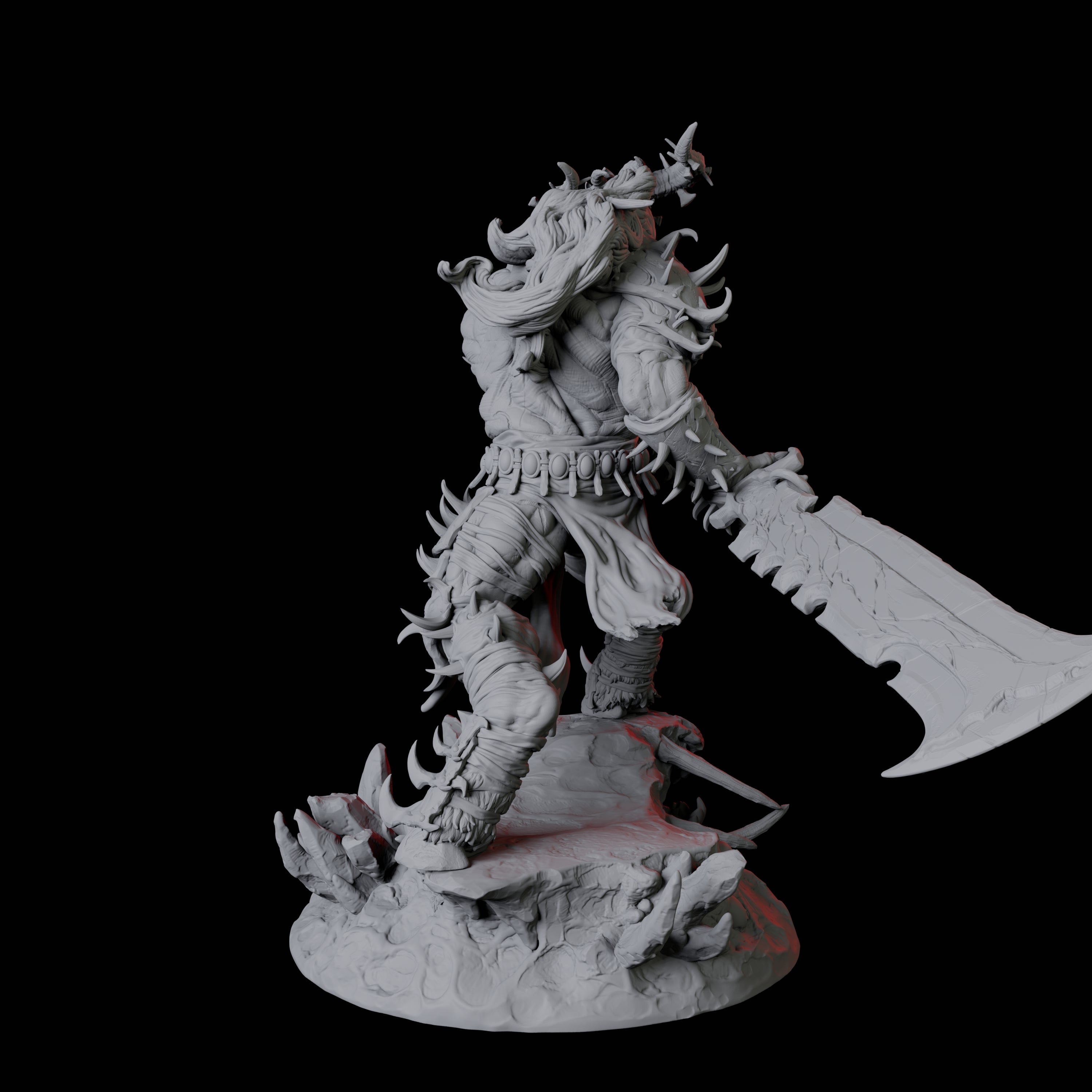 Savage Roru Demon D Miniature for Dungeons and Dragons, Pathfinder or other TTRPGs