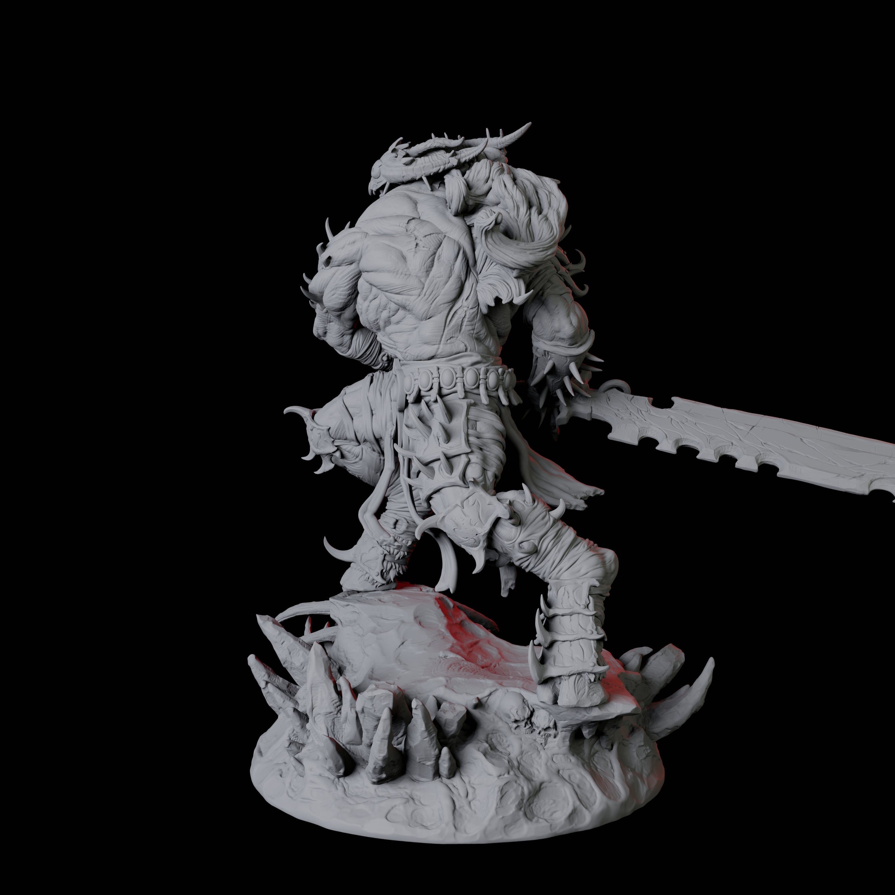 Savage Roru Demon D Miniature for Dungeons and Dragons, Pathfinder or other TTRPGs