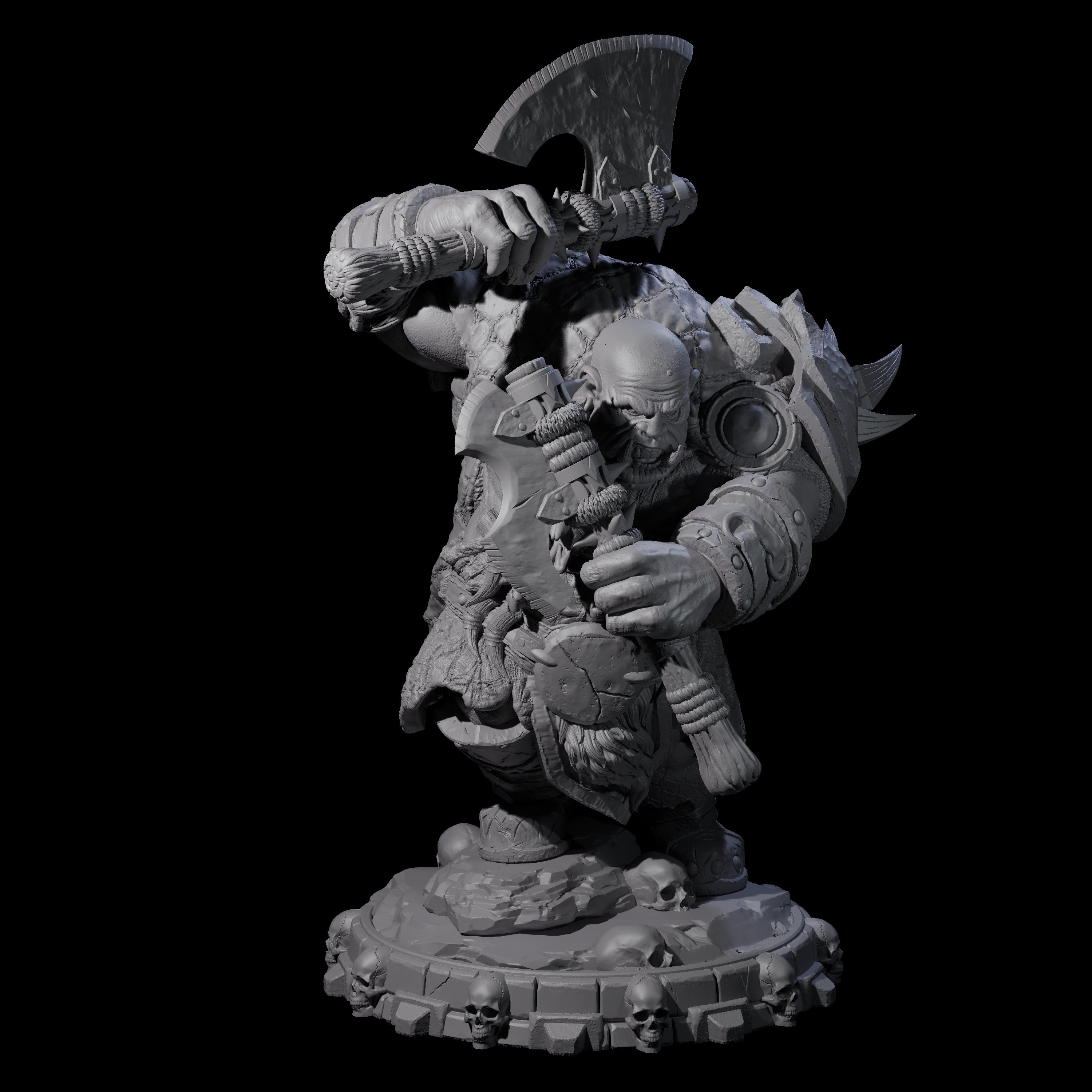 Savage Skullmarch Ogre A Miniature for Dungeons and Dragons, Pathfinder or other TTRPGs
