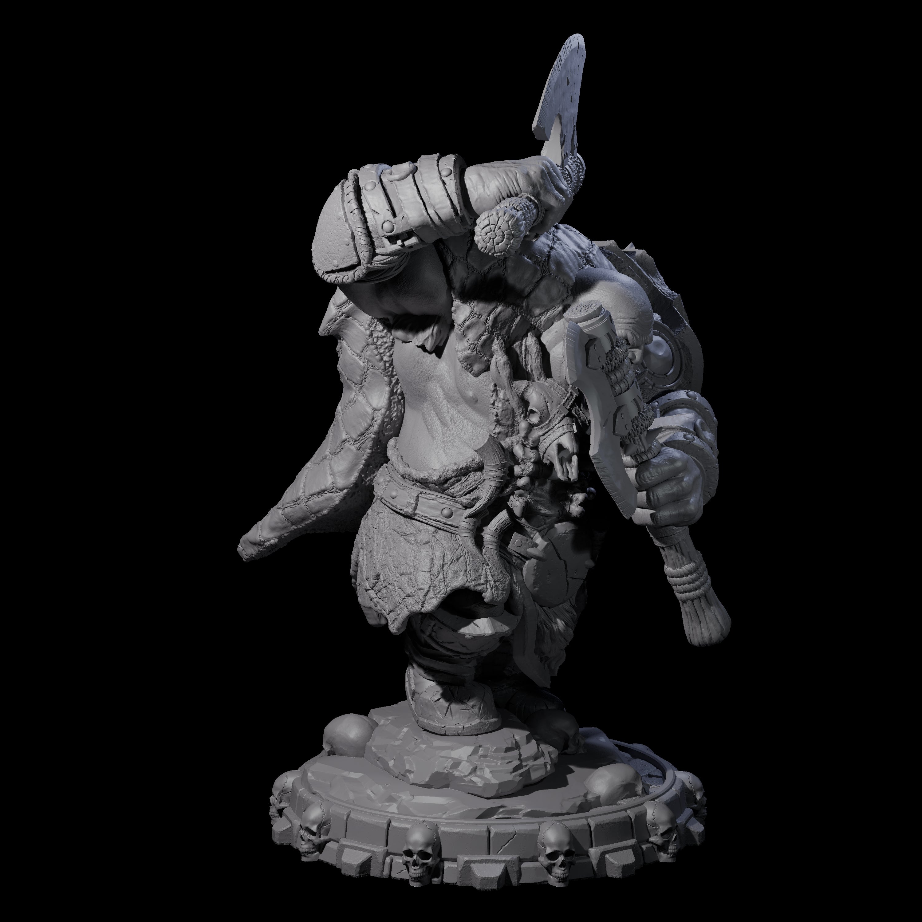 Savage Skullmarch Ogre A Miniature for Dungeons and Dragons, Pathfinder or other TTRPGs