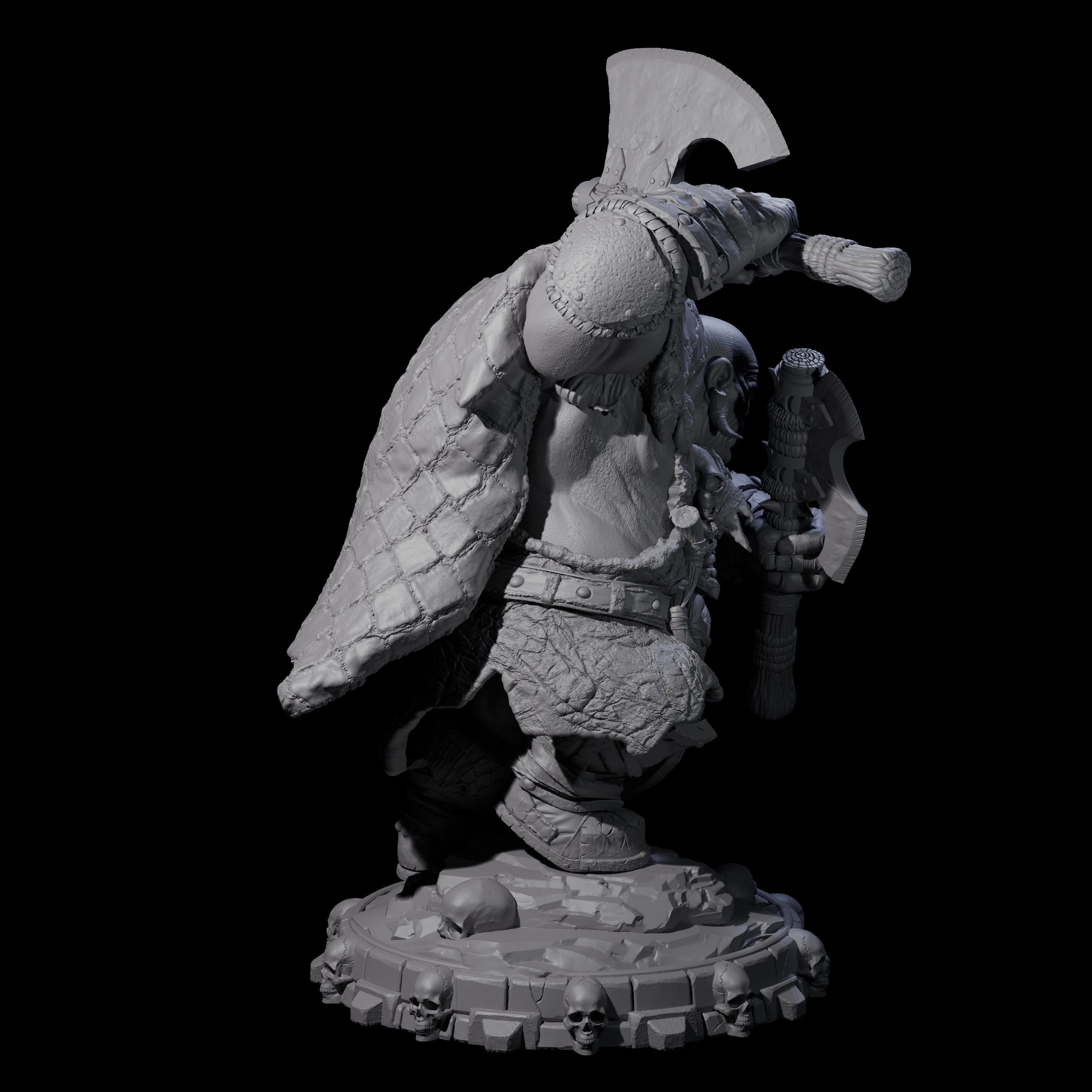 Savage Skullmarch Ogre A Miniature for Dungeons and Dragons, Pathfinder or other TTRPGs