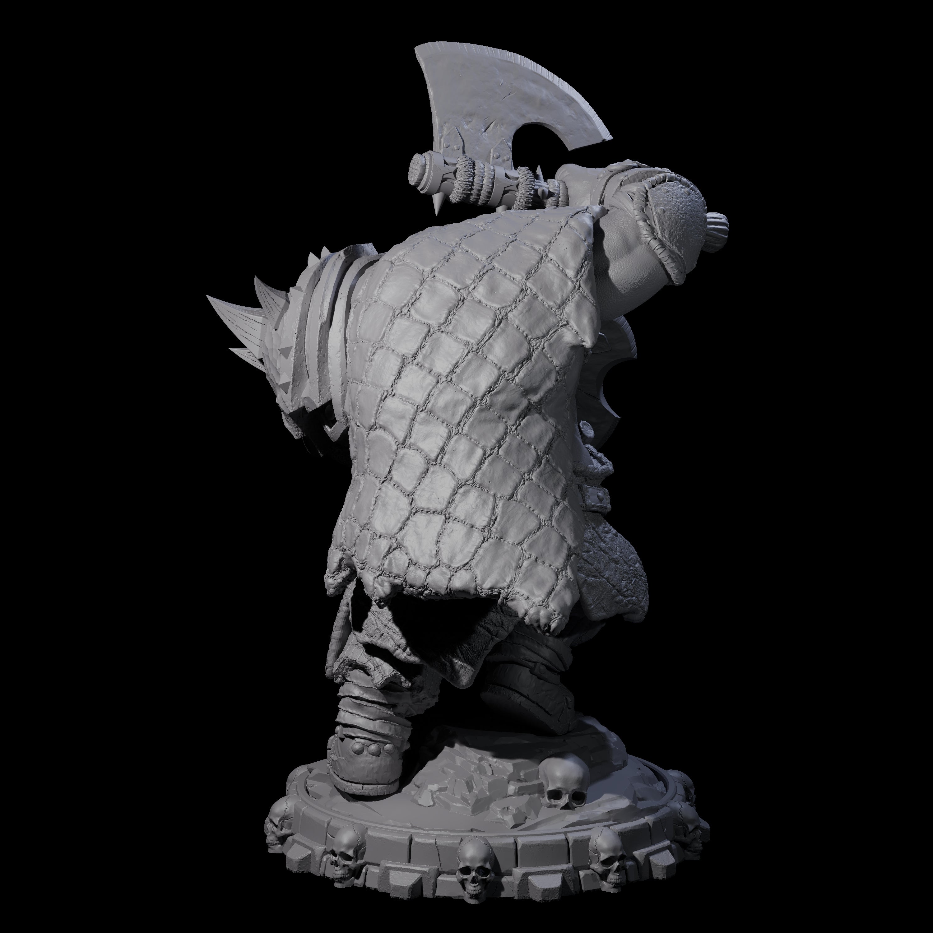 Savage Skullmarch Ogre A Miniature for Dungeons and Dragons, Pathfinder or other TTRPGs