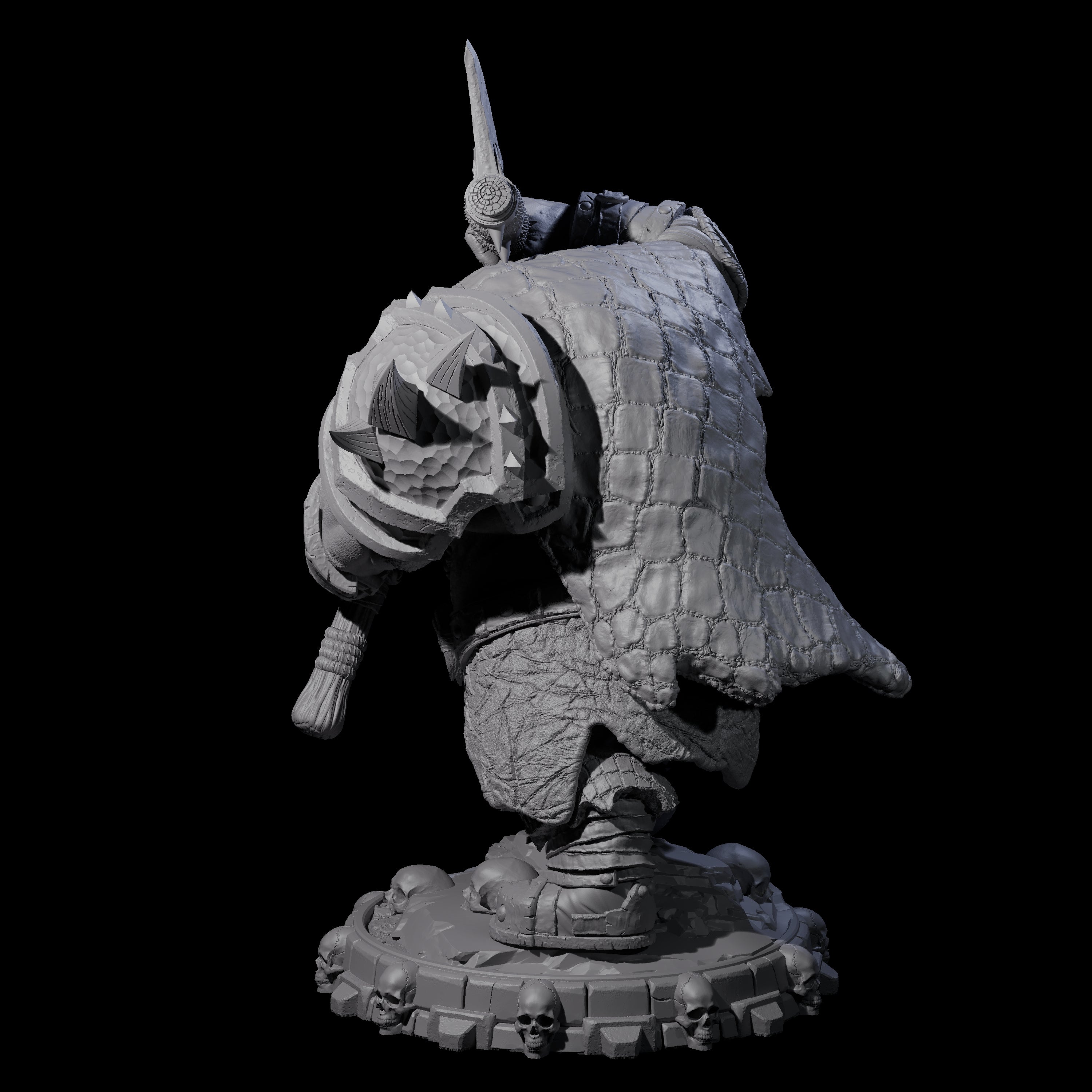 Savage Skullmarch Ogre A Miniature for Dungeons and Dragons, Pathfinder or other TTRPGs