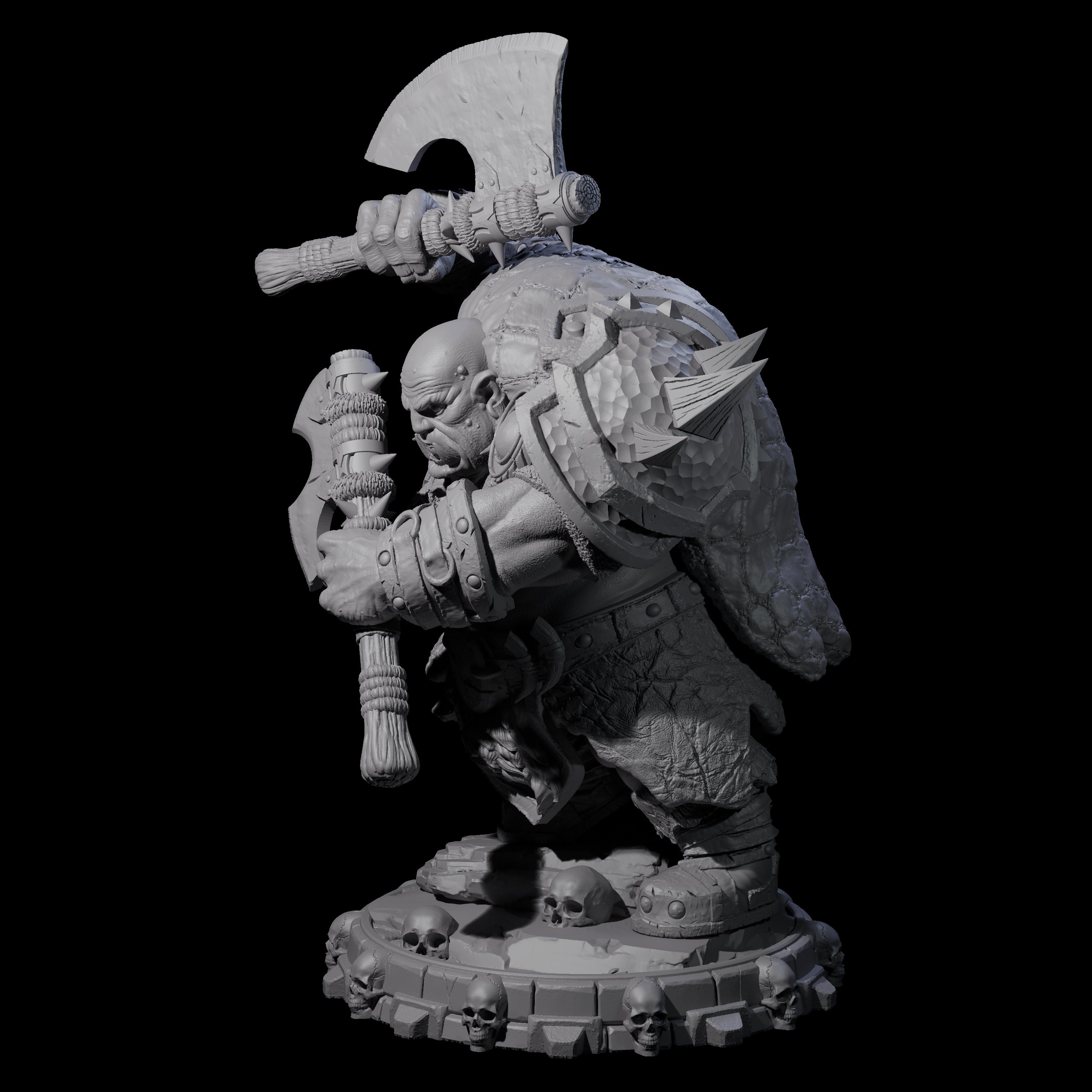 Savage Skullmarch Ogre A Miniature for Dungeons and Dragons, Pathfinder or other TTRPGs