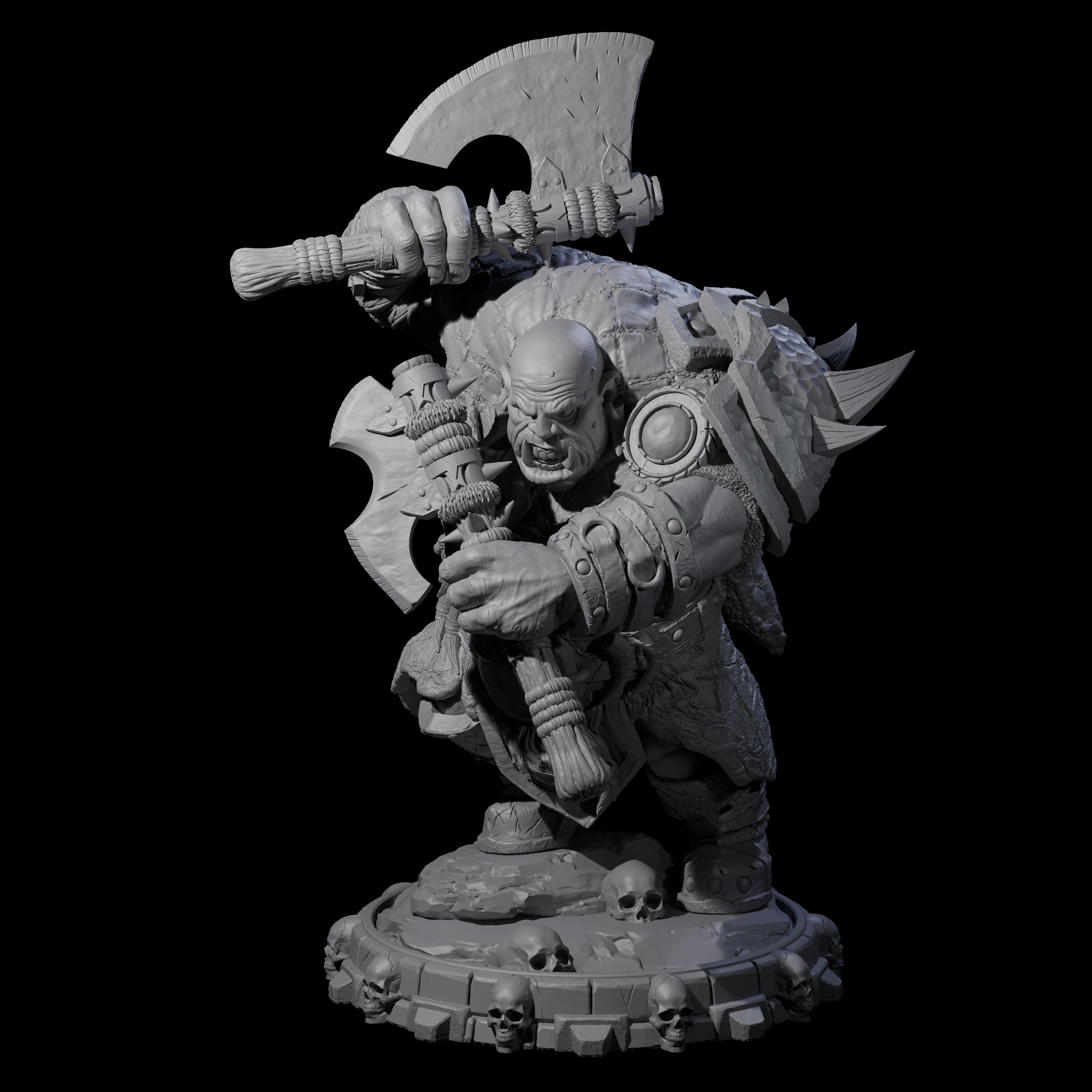 Savage Skullmarch Ogre A Miniature for Dungeons and Dragons, Pathfinder or other TTRPGs