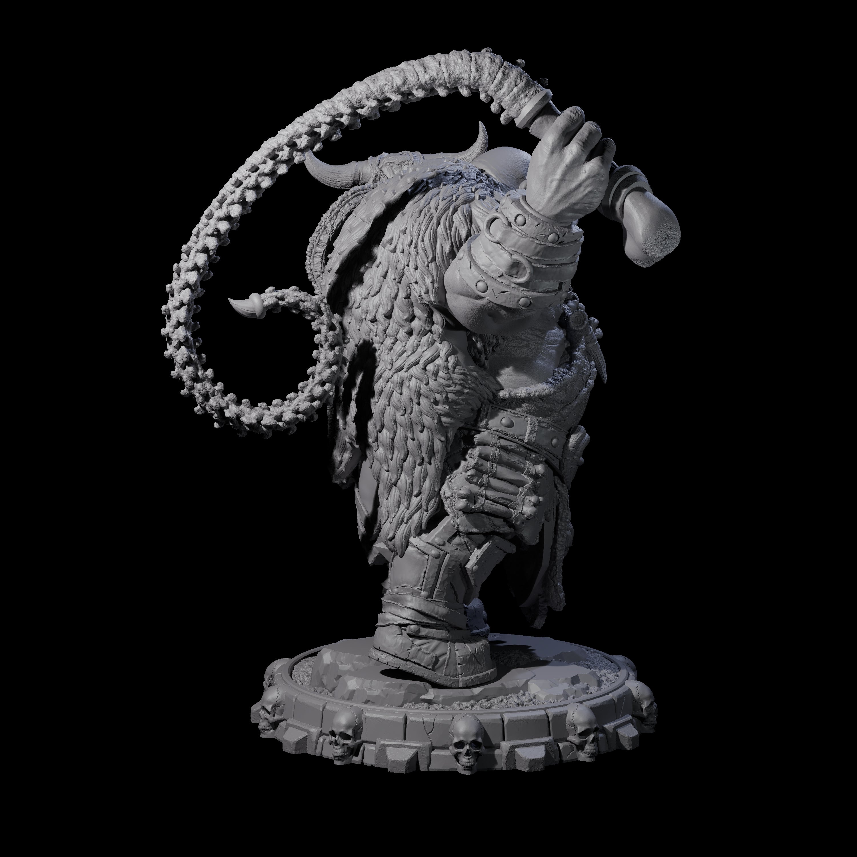 Savage Skullmarch Ogre B Miniature for Dungeons and Dragons, Pathfinder or other TTRPGs