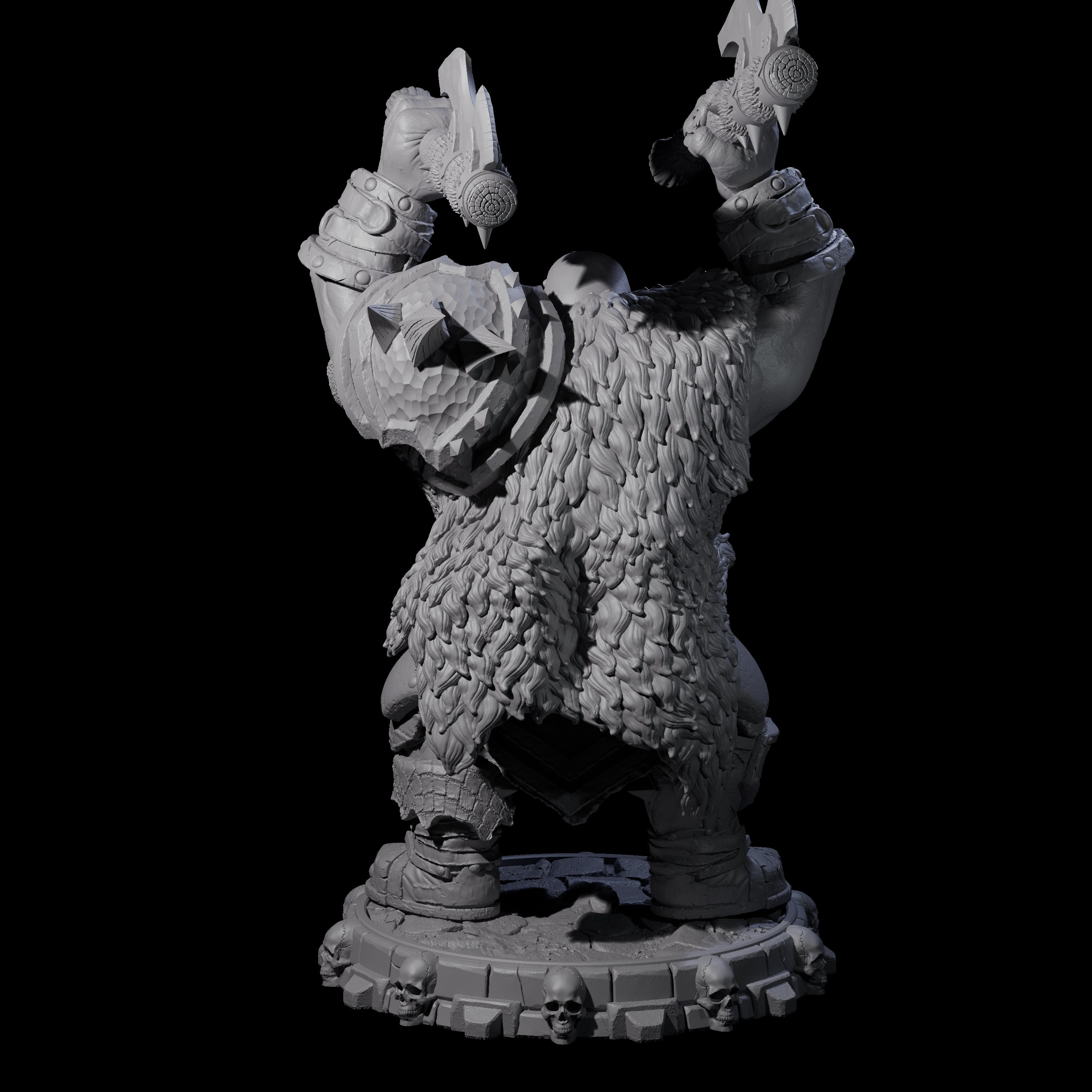 Savage Skullmarch Ogre D Miniature for Dungeons and Dragons, Pathfinder or other TTRPGs