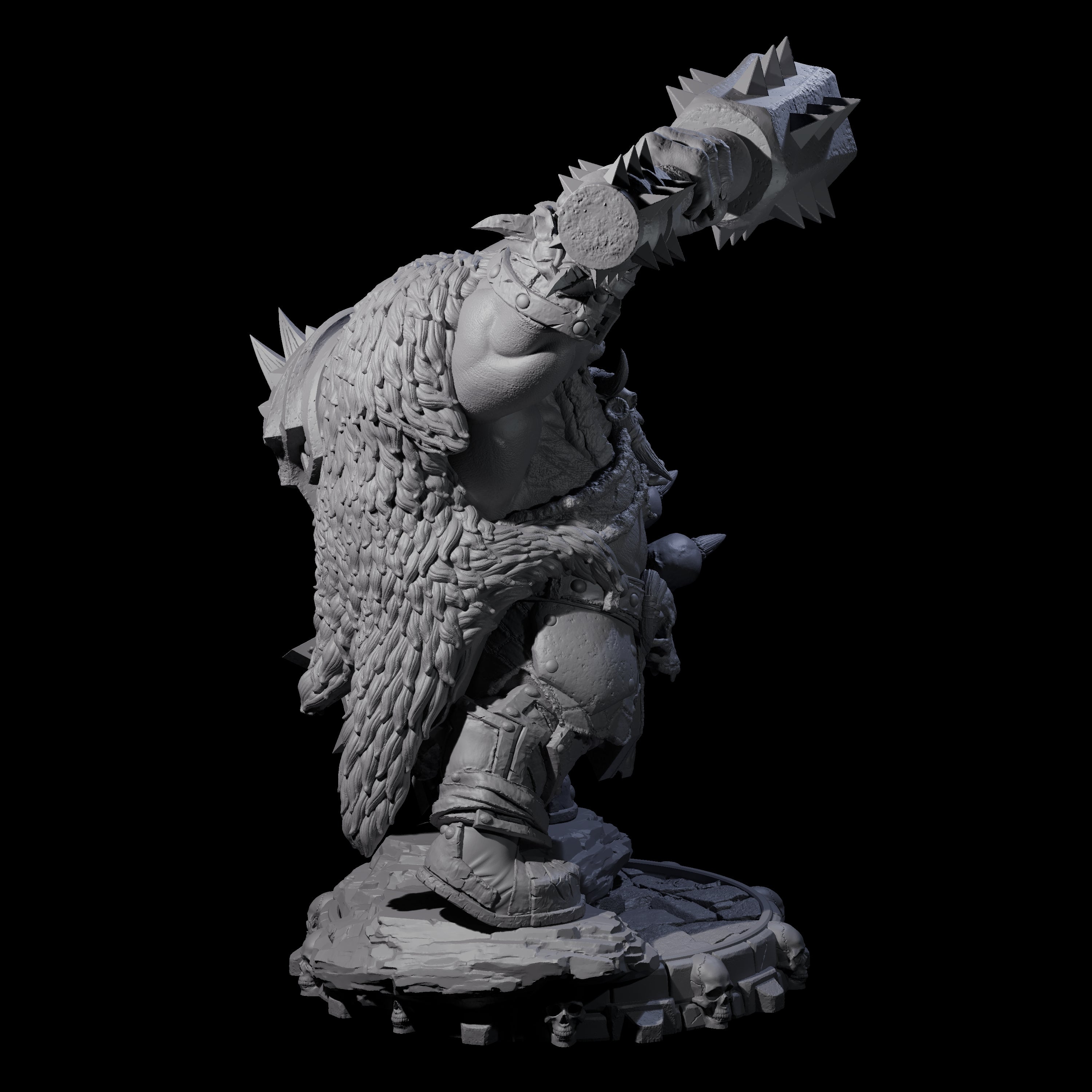 Savage Skullmarch Ogre E Miniature for Dungeons and Dragons, Pathfinder or other TTRPGs