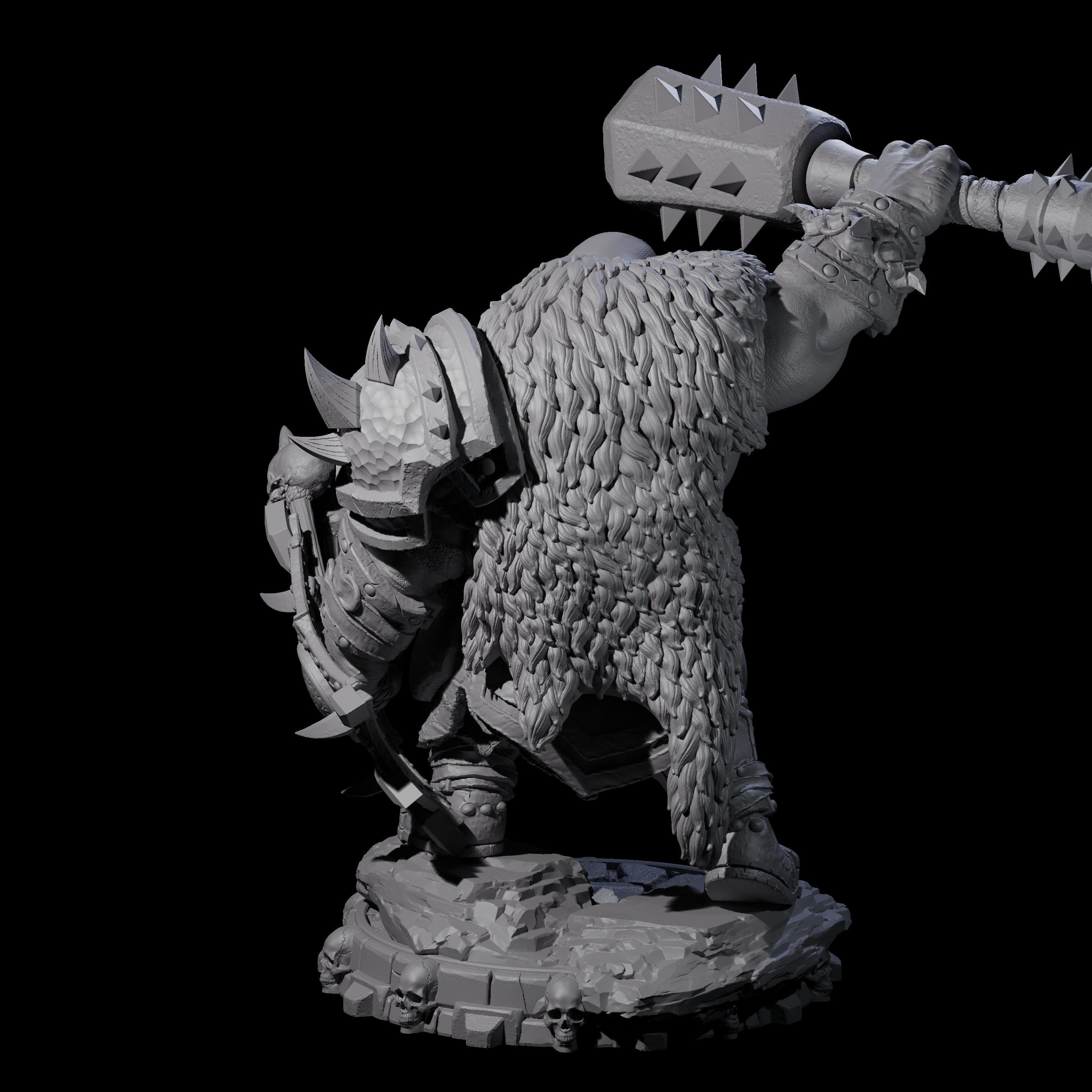 Savage Skullmarch Ogre E Miniature for Dungeons and Dragons, Pathfinder or other TTRPGs